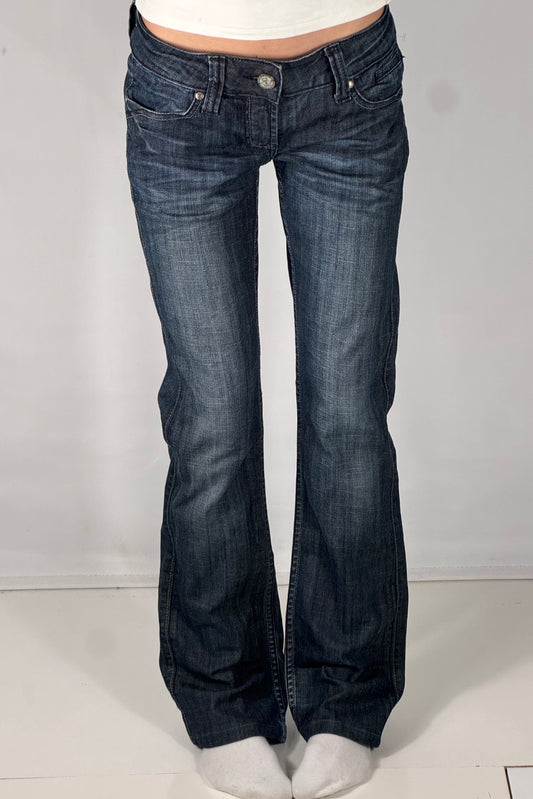 Lavtaljede jeans str: S