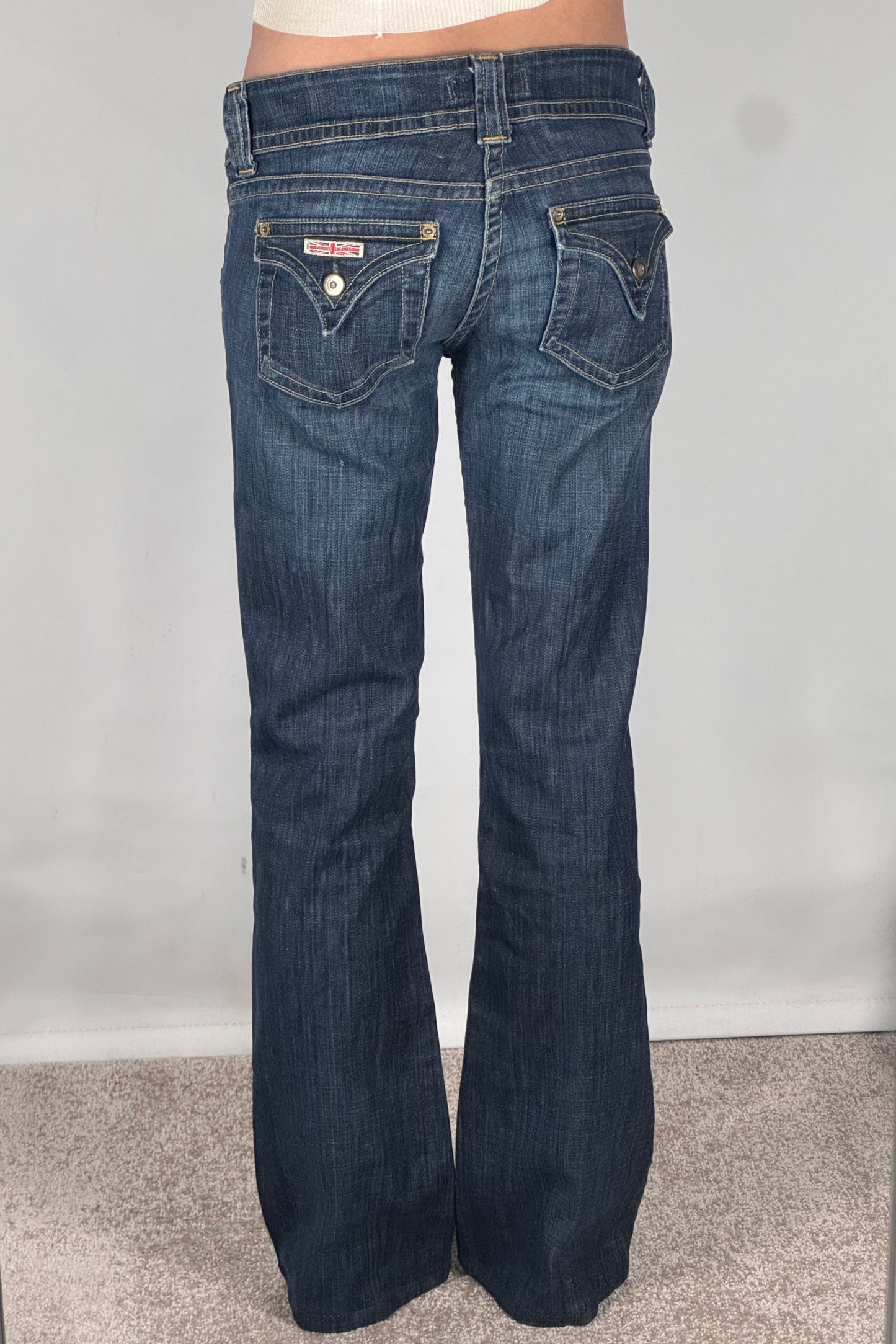Lavtaljede jeans str: S