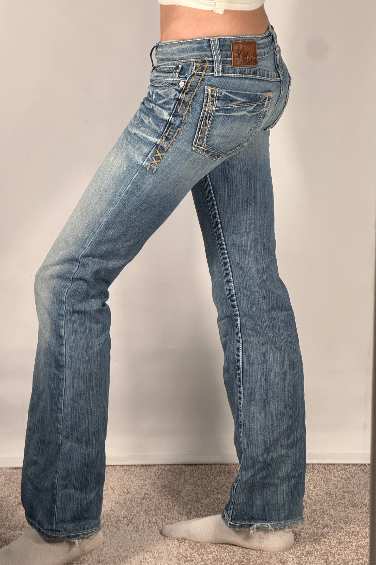 Lågmidjade jeans stl: XS