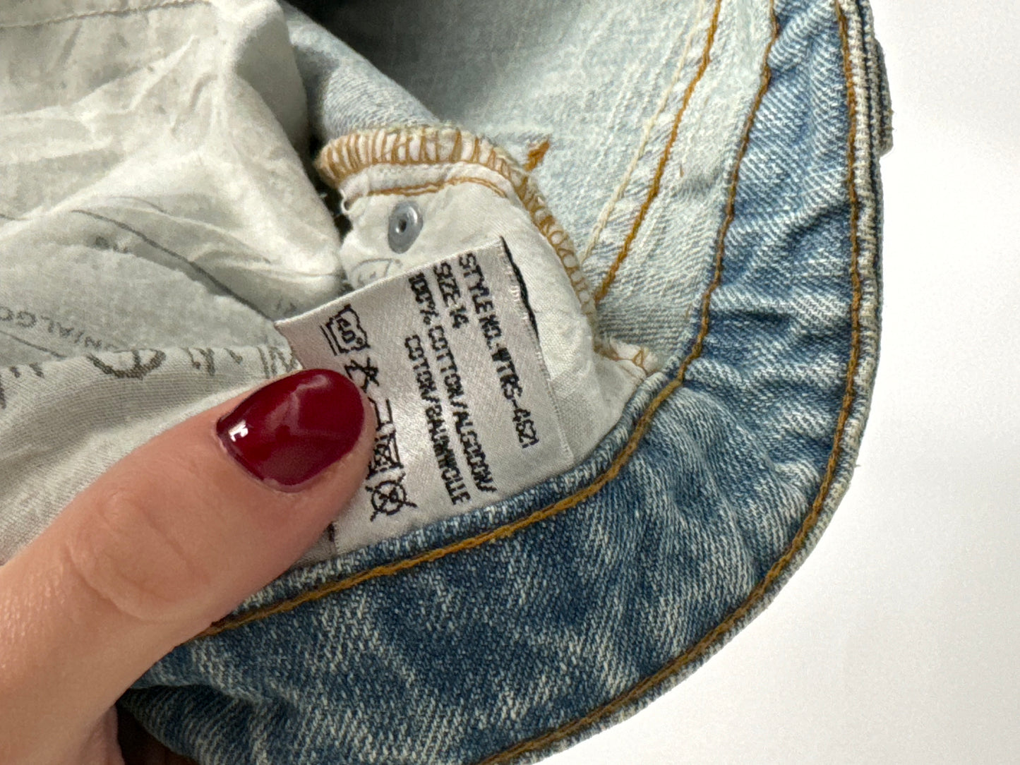 Lågmidjade jeans stl: M