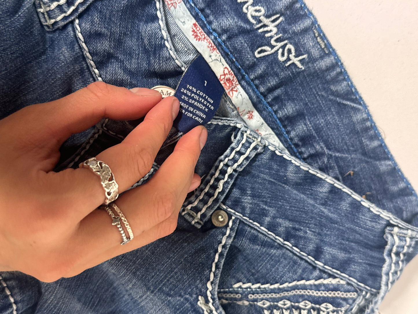 Lågmidjade jeans stl: XS