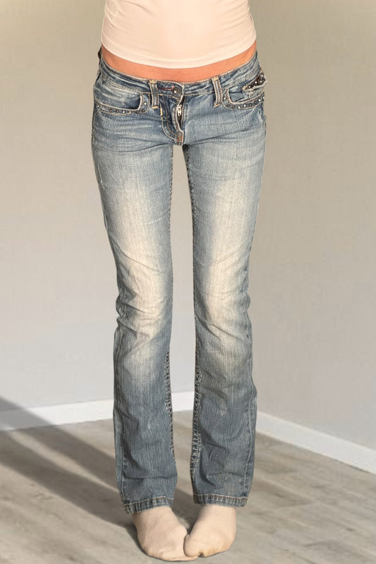 Lågmidjade jeans stl: XXS
