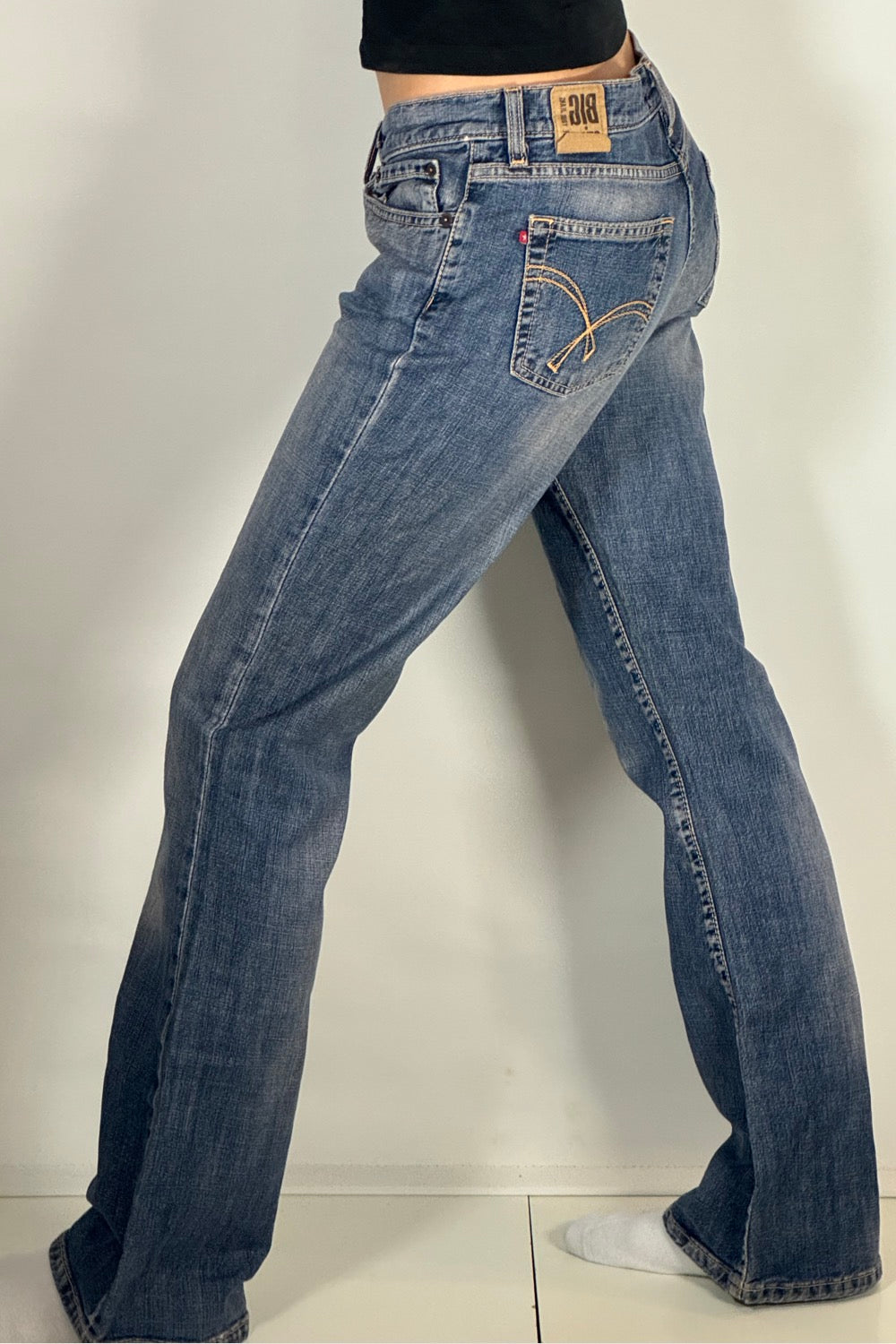 Lågmidjade jeans stl: S