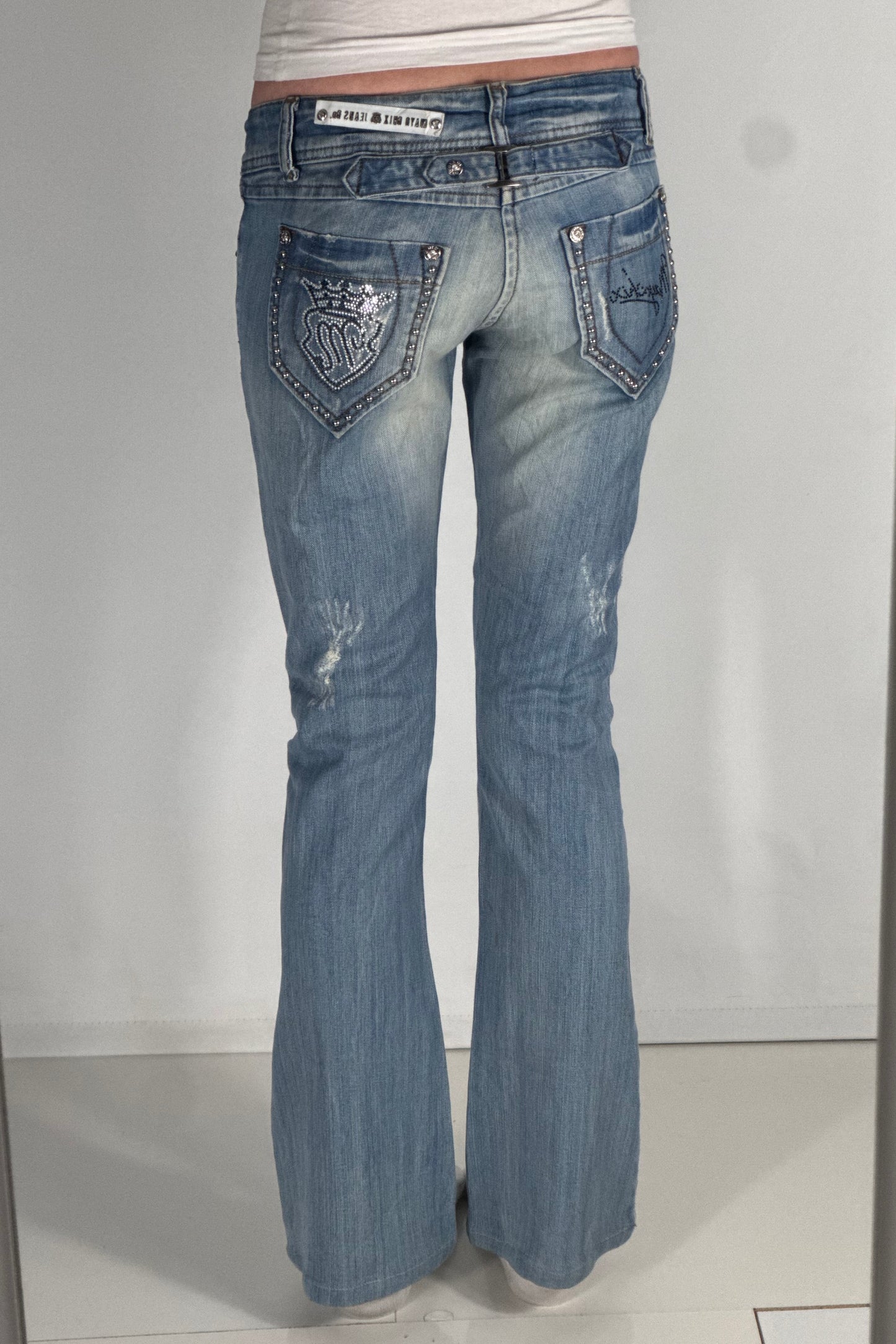 Lavtaljede jeans str: XS