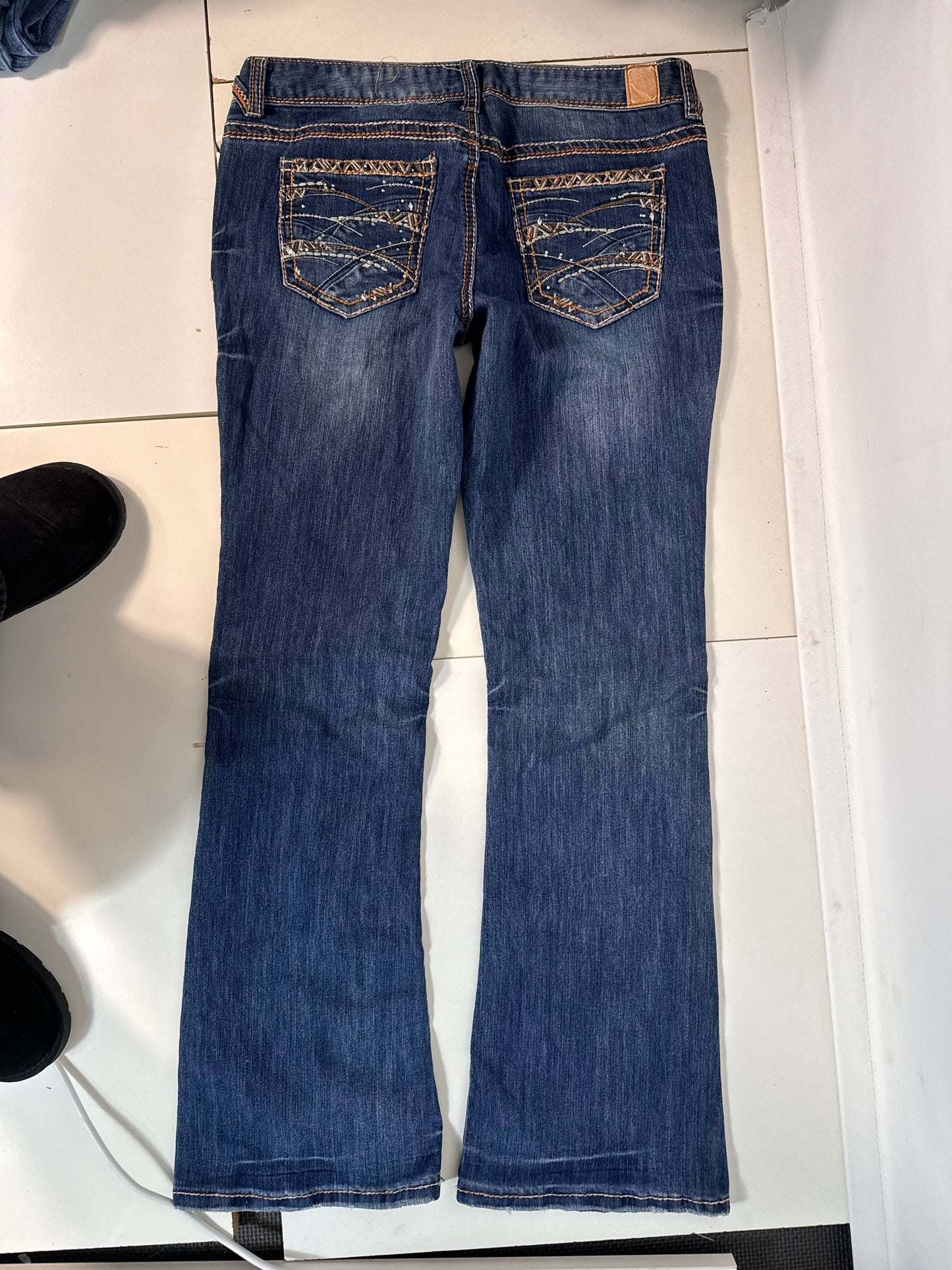 Lavtaljede jeans str: M