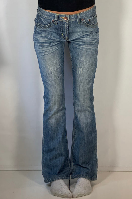 Lågmidjade jeans stl: XS
