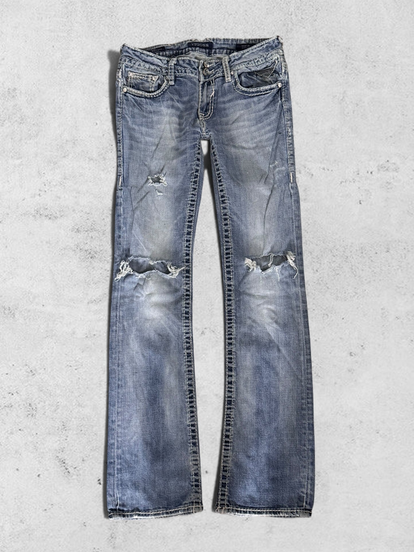 Lågmidjade jeans stl: XS