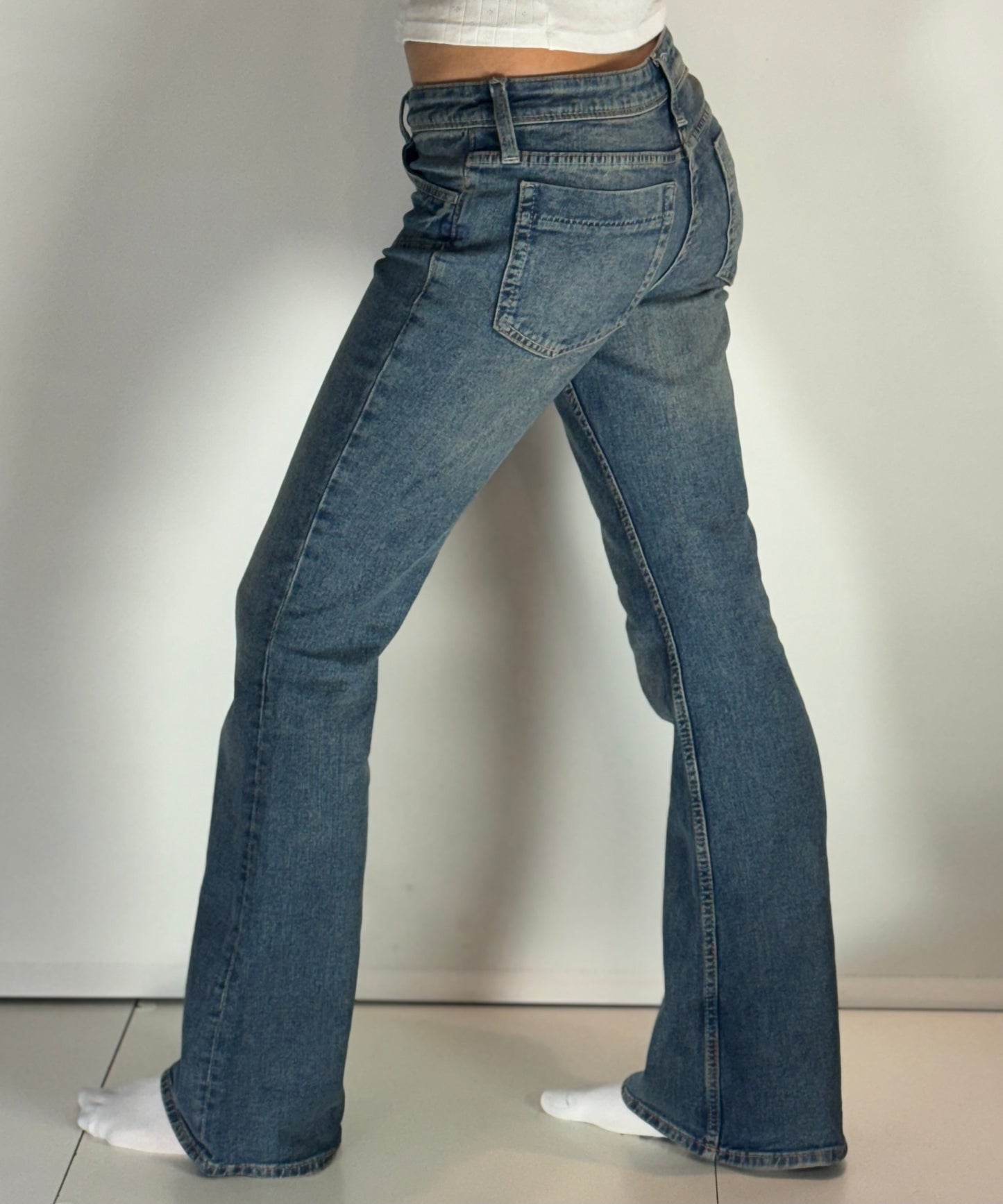 Lågmidjade jeans stl: S