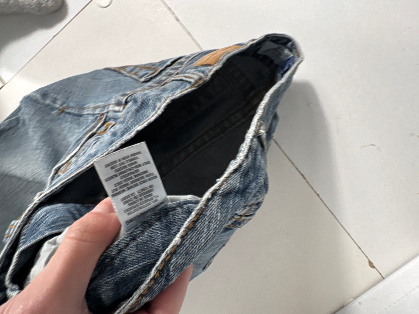 Lågmidjade jeans stl: