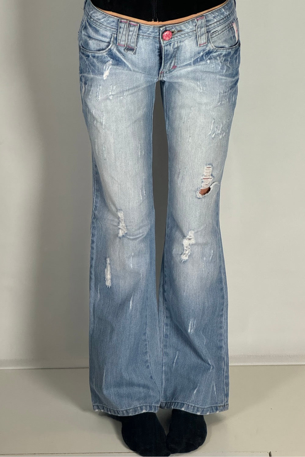 Lågmidjade jeans stl: S