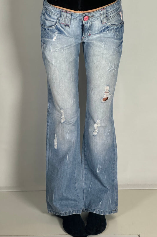 Lågmidjade jeans stl: S