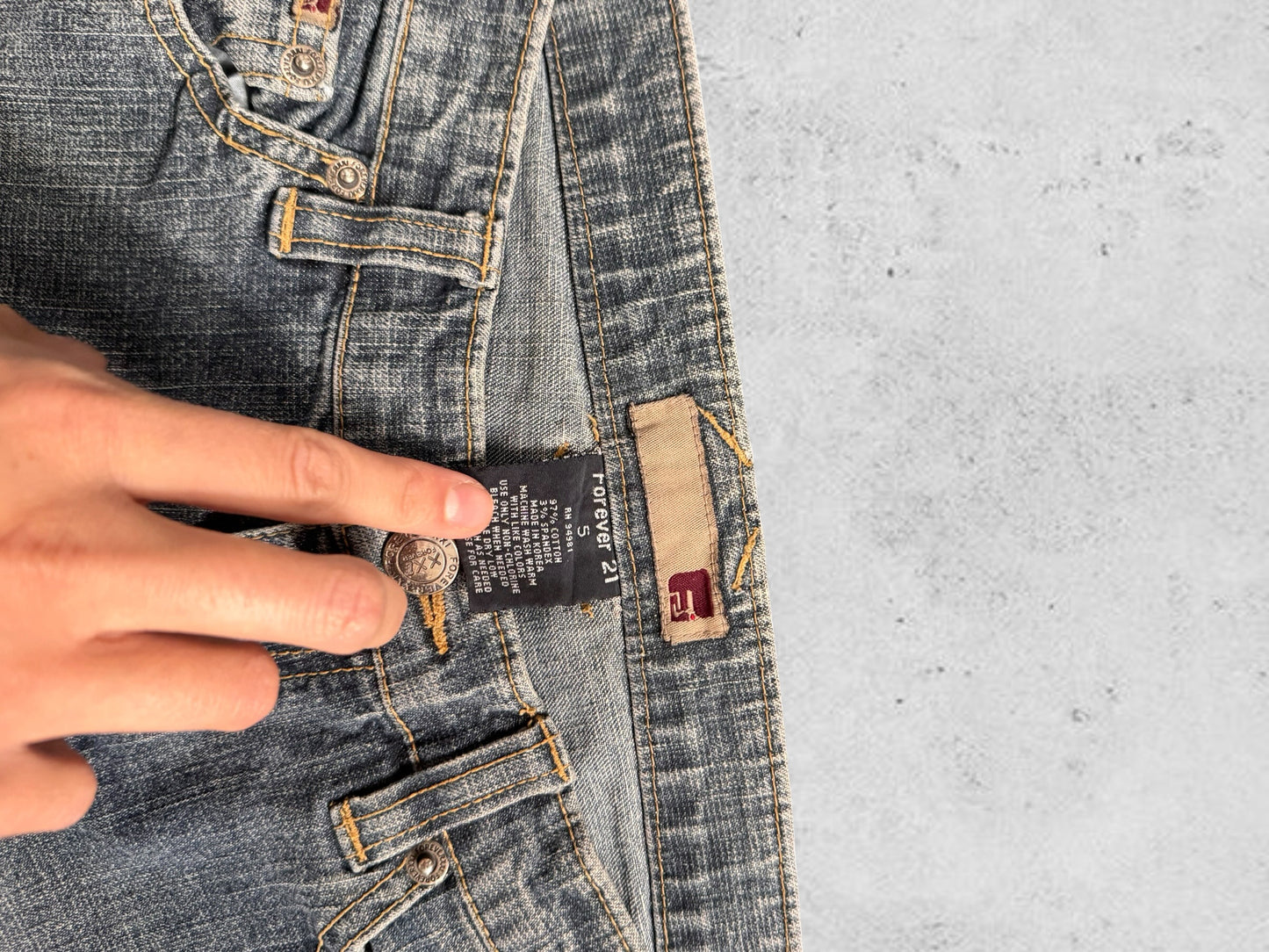 Lågmidjade jeans stl: XS