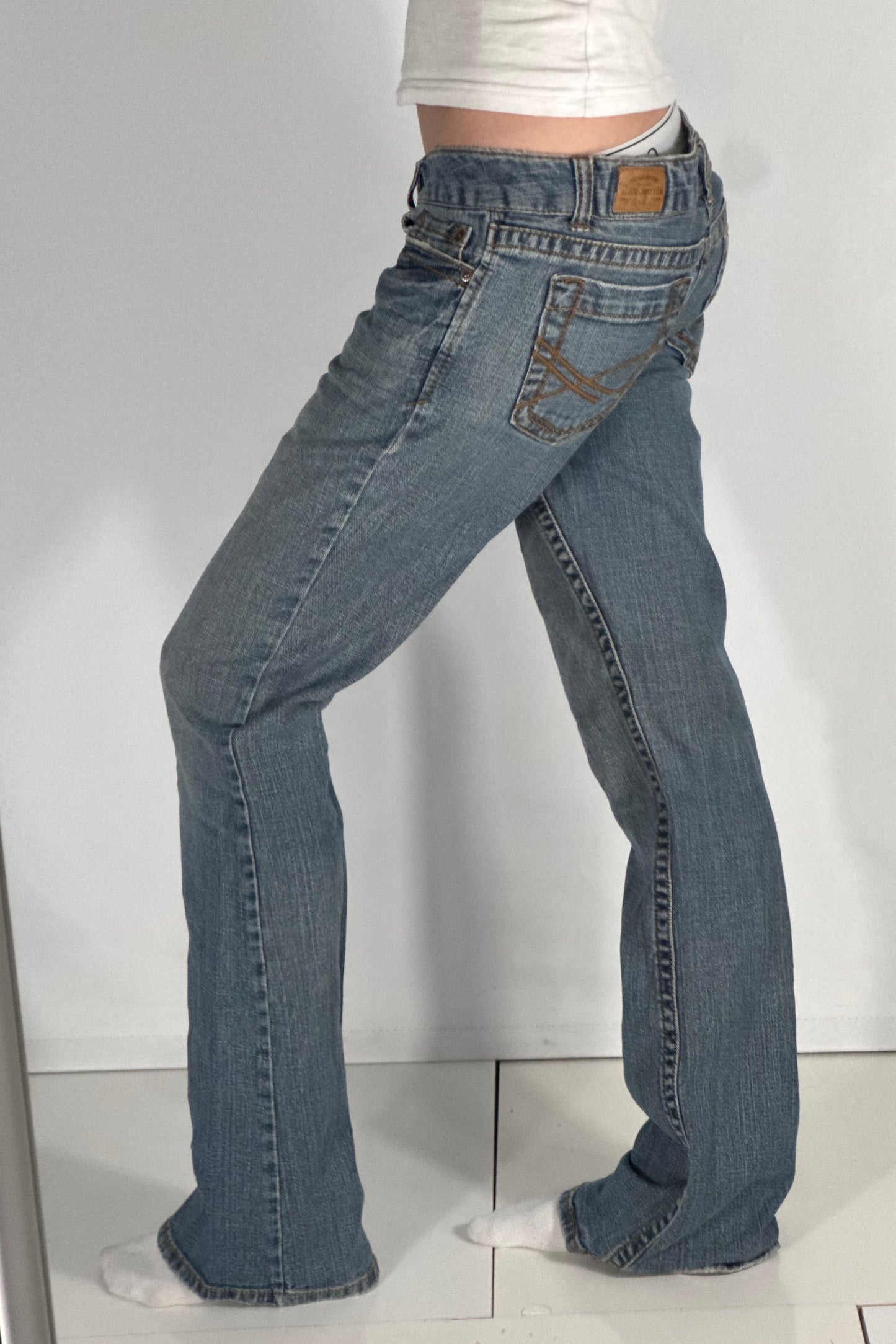 Lågmidjade jeans stl: S/M