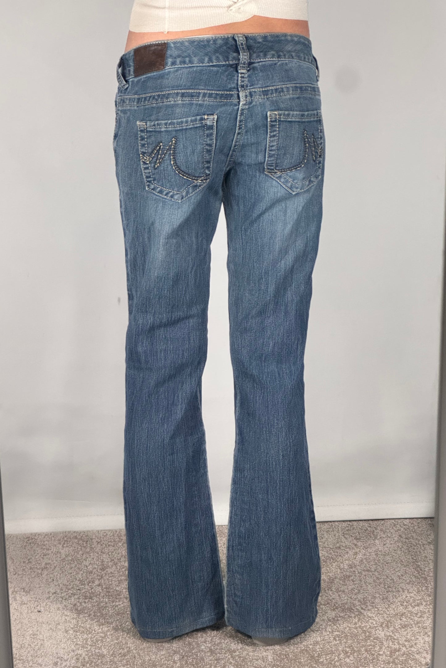 Lågmidjade jeans stl: S