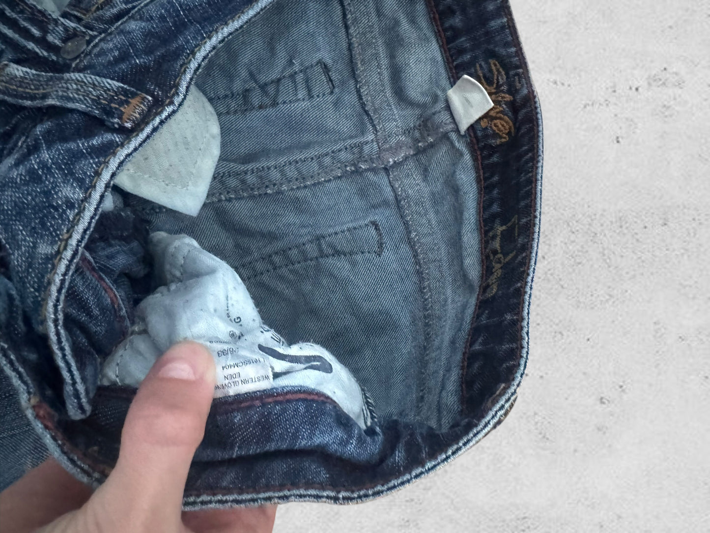 Lågmidjade jeans stl: XS