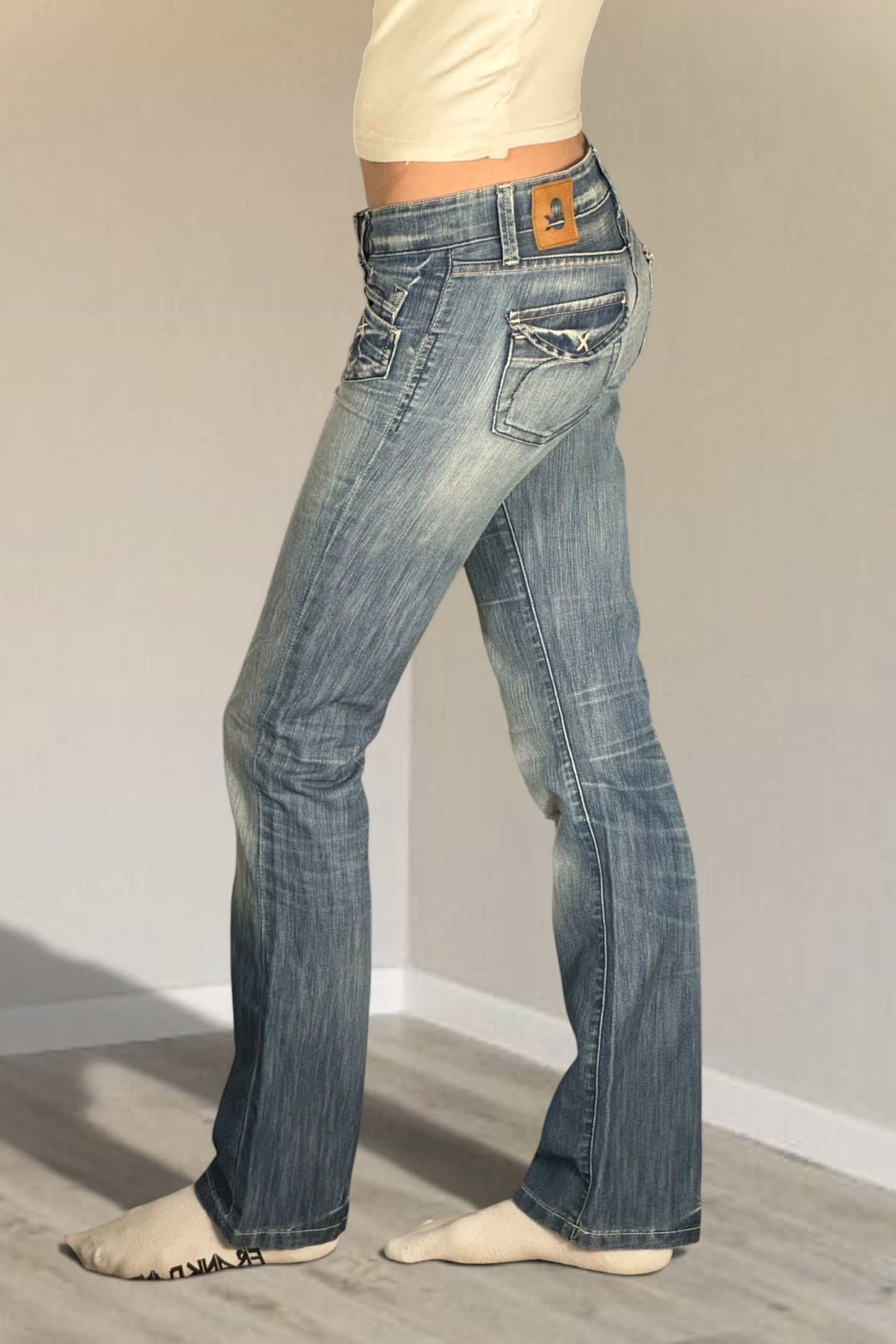 Lågmidjade jeans stl: XS