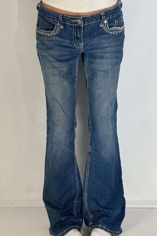 Lågmidjade jeans stl: M