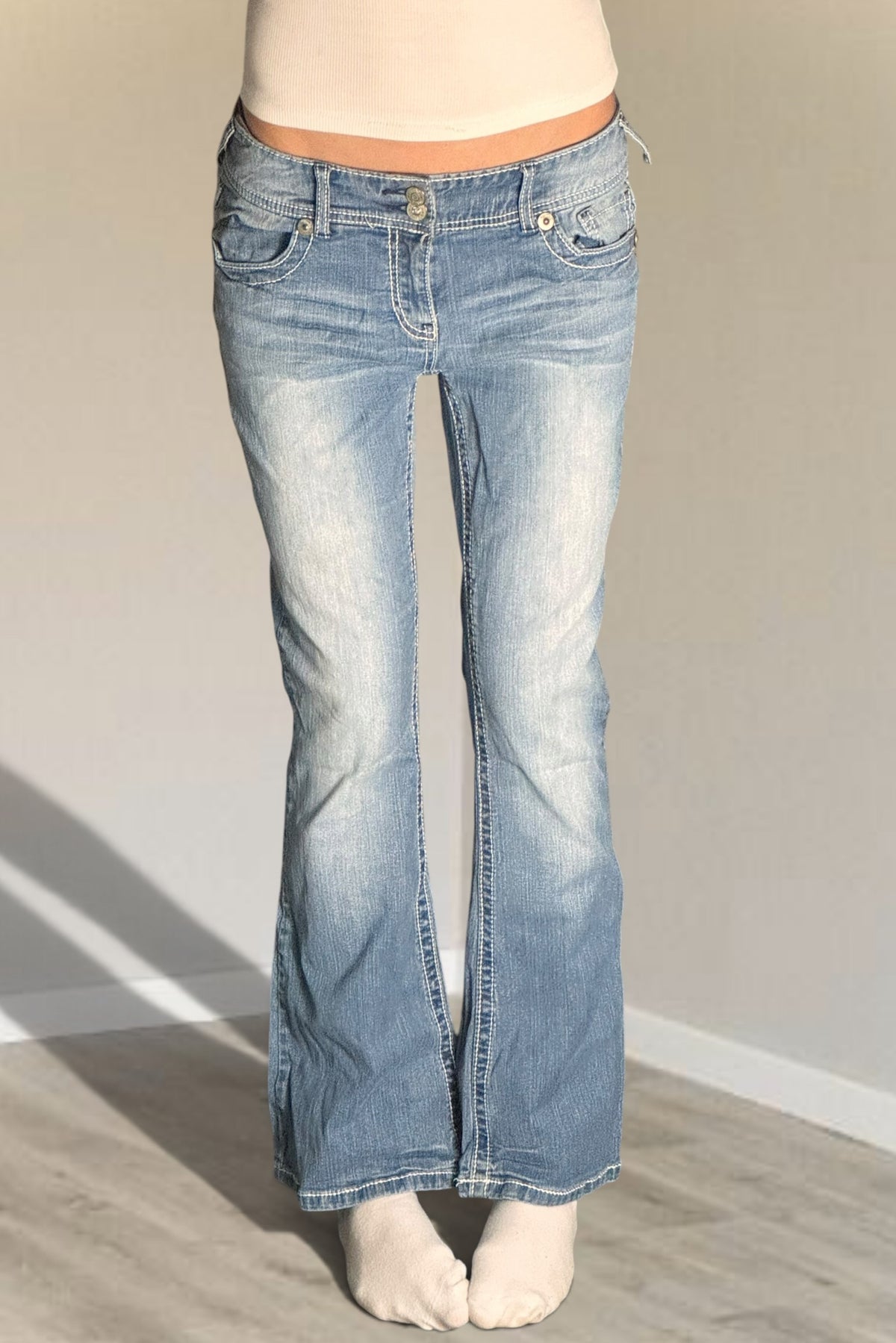 Lågmidjade jeans stl: S/M