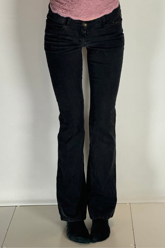 Lågmidjade jeans–stl: XS