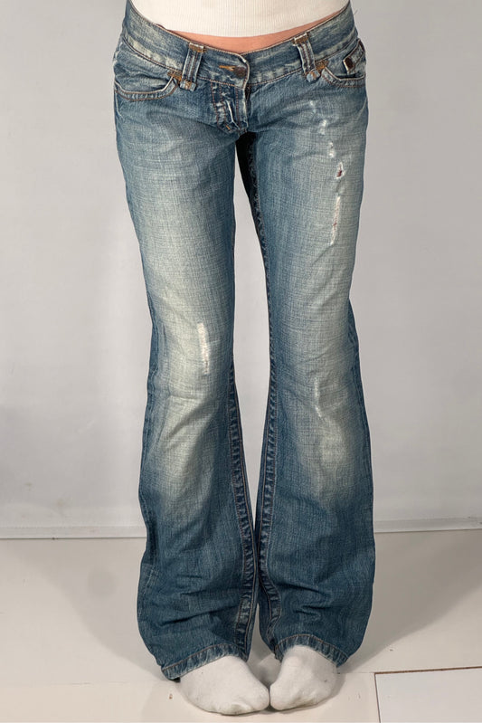 Lågmidjade jeans stl: M