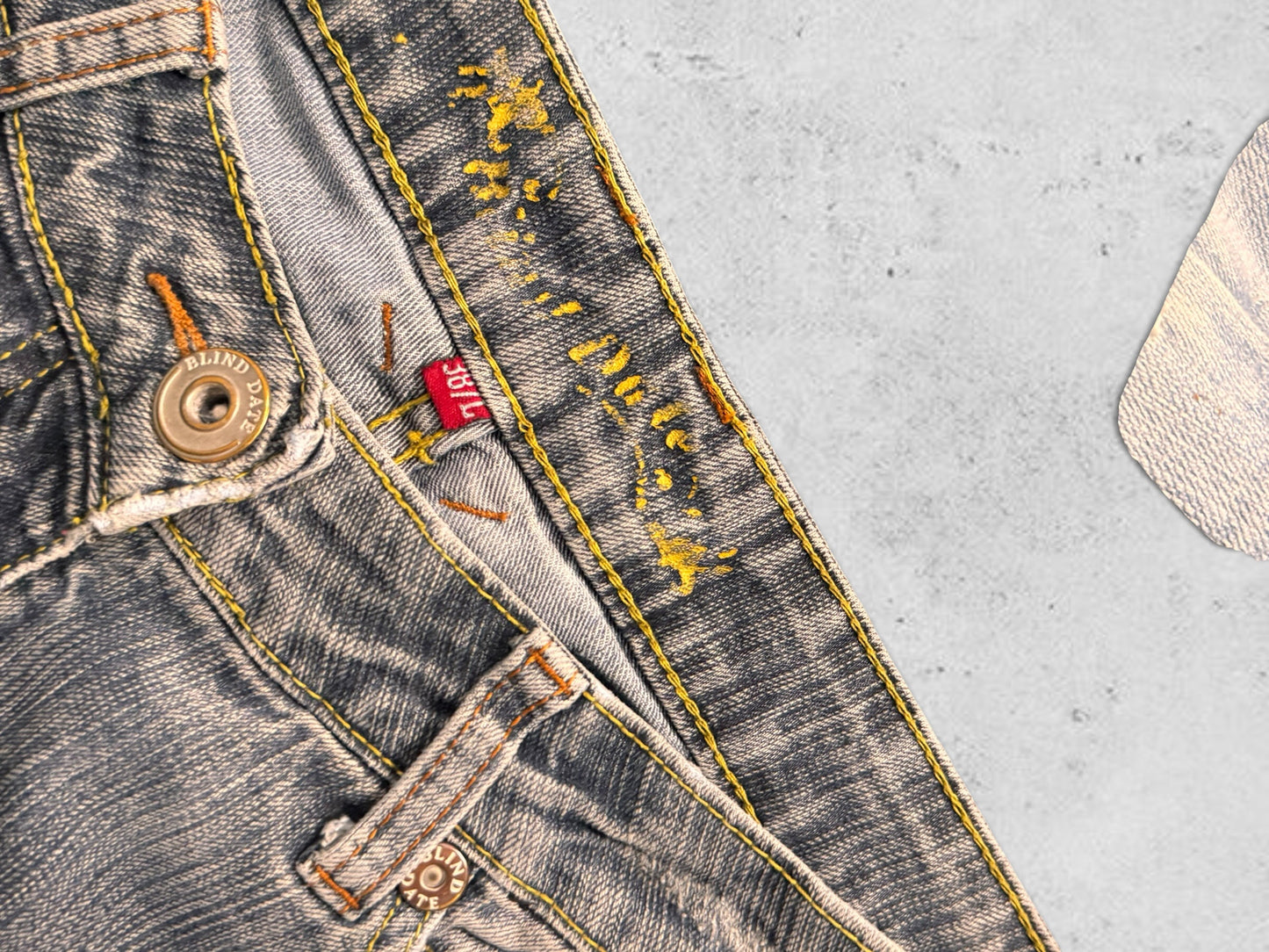 Utsvängda jeans stl: XS