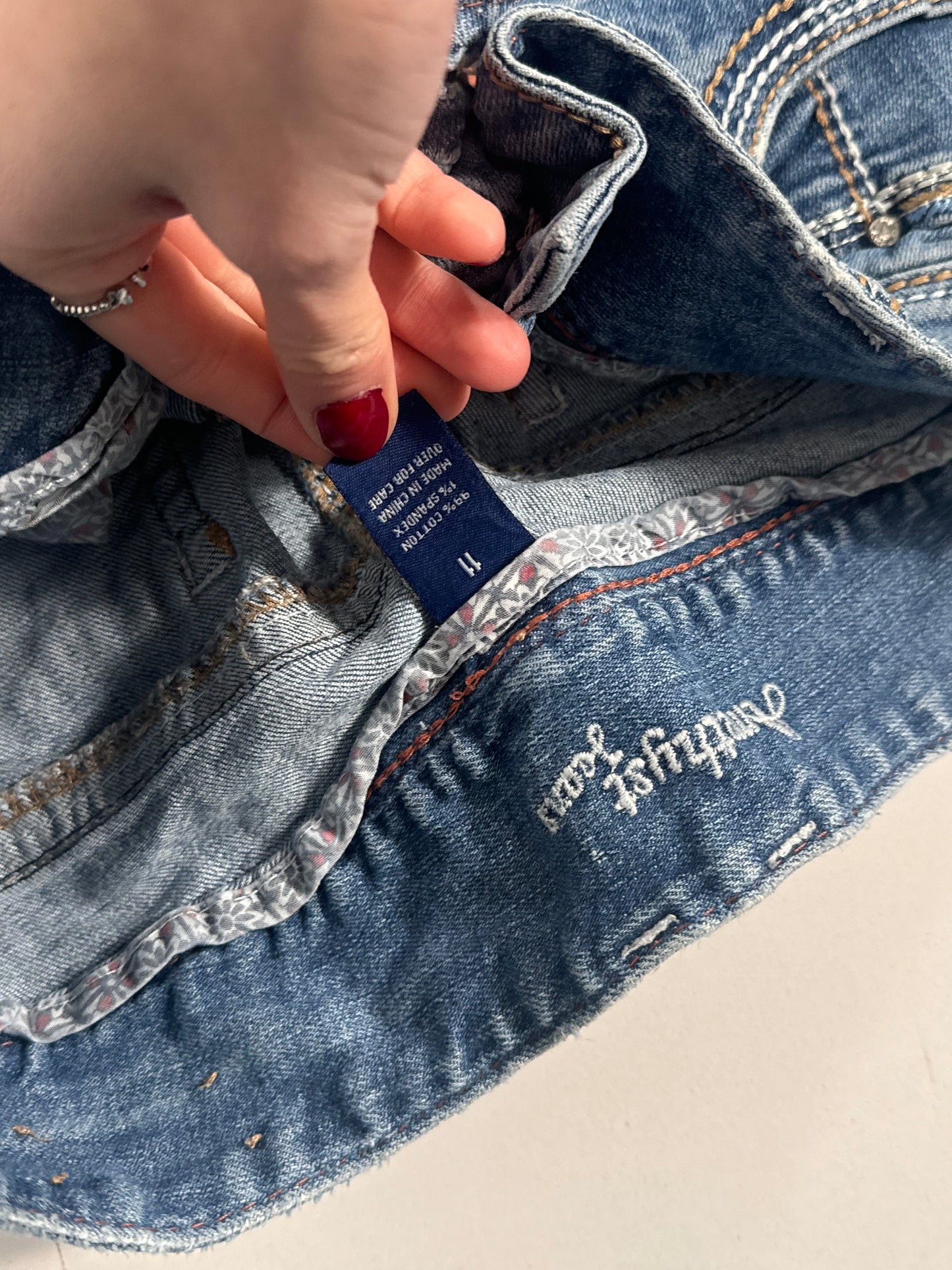 Lågmidjade jeans stl: M/L