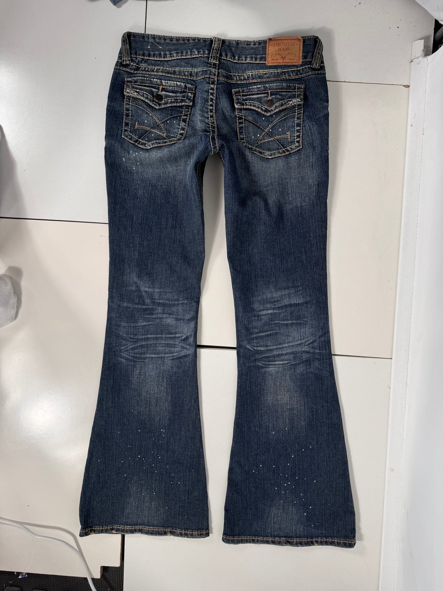 Lavtaljede jeans str: S