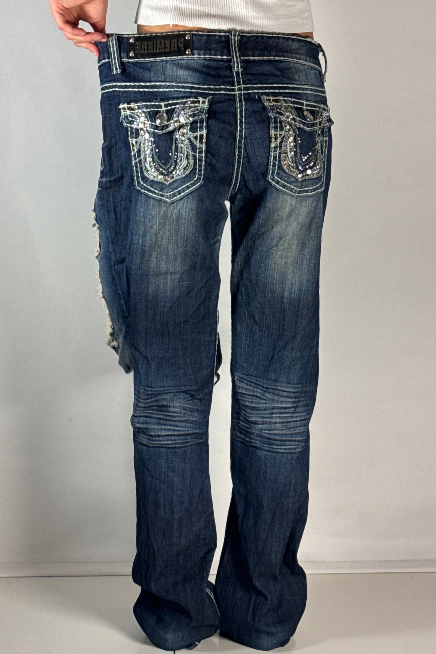 Lågmidjade jeans stl: M