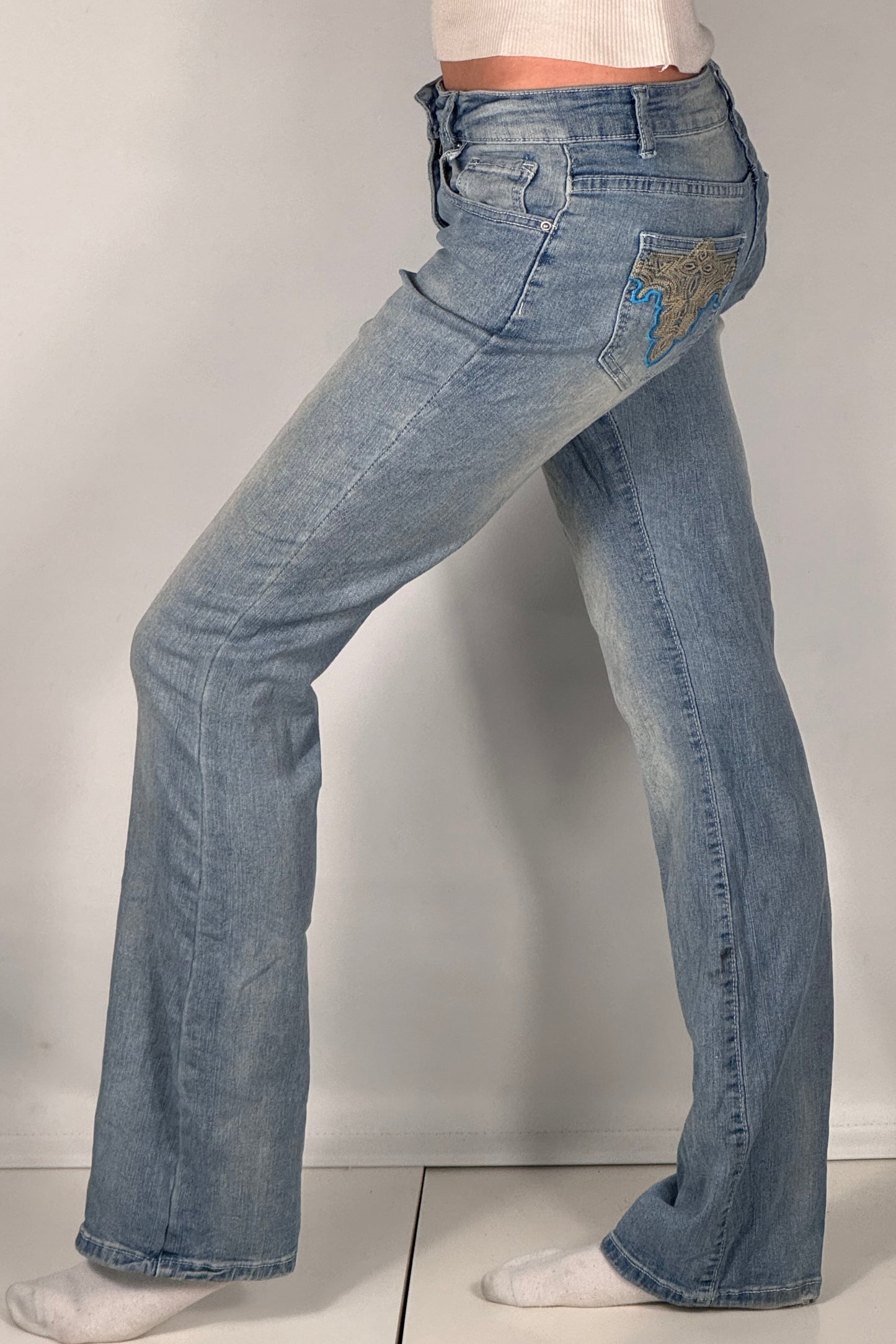 Lågmidjade jeans stl: