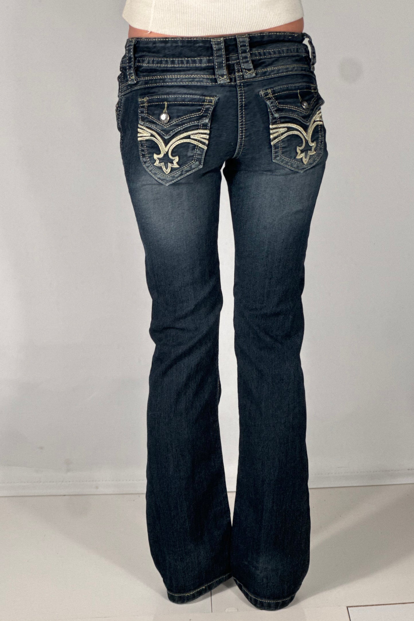 Lågmidjade jeans stl: XS