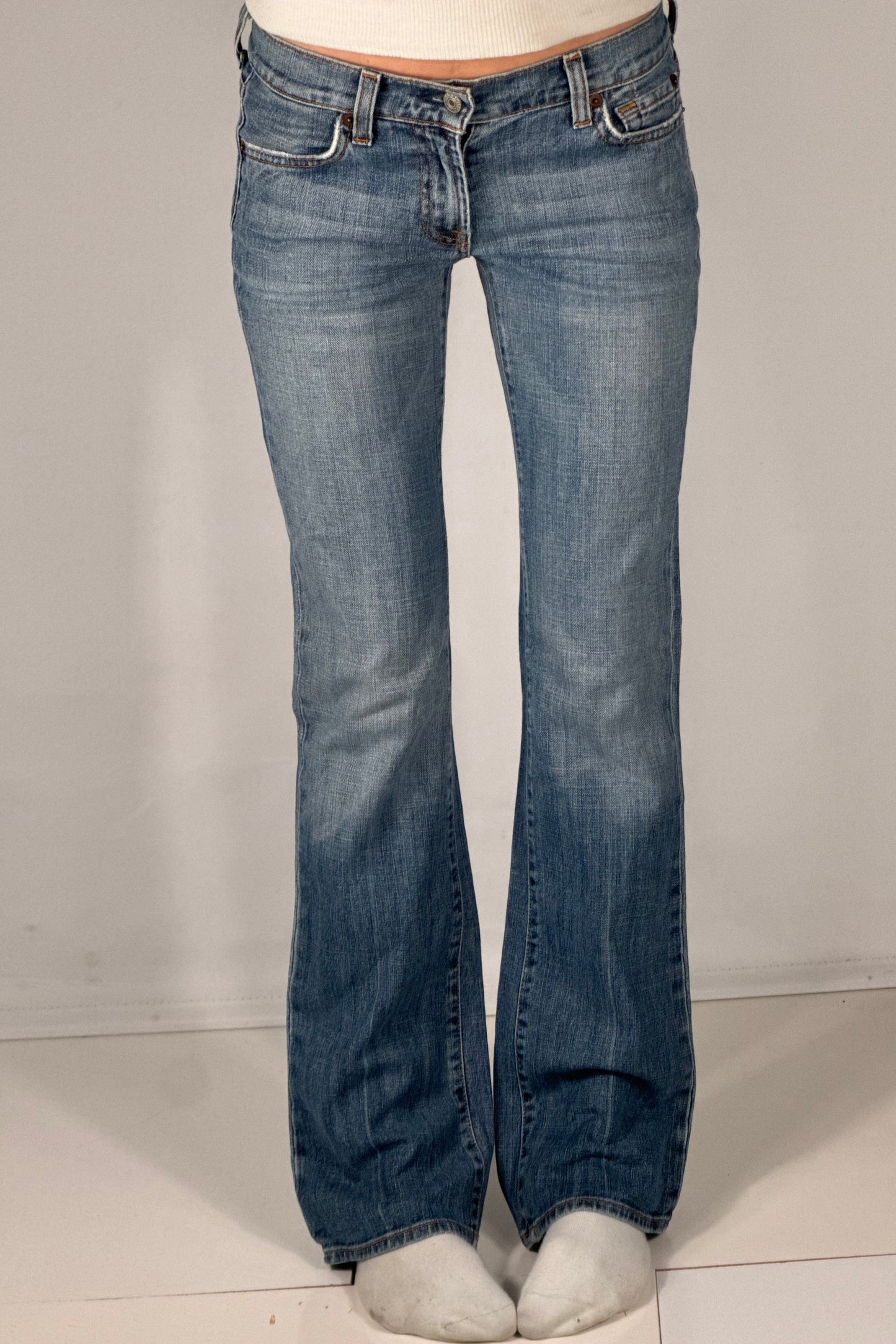 Lavlivede jeans str: XS
