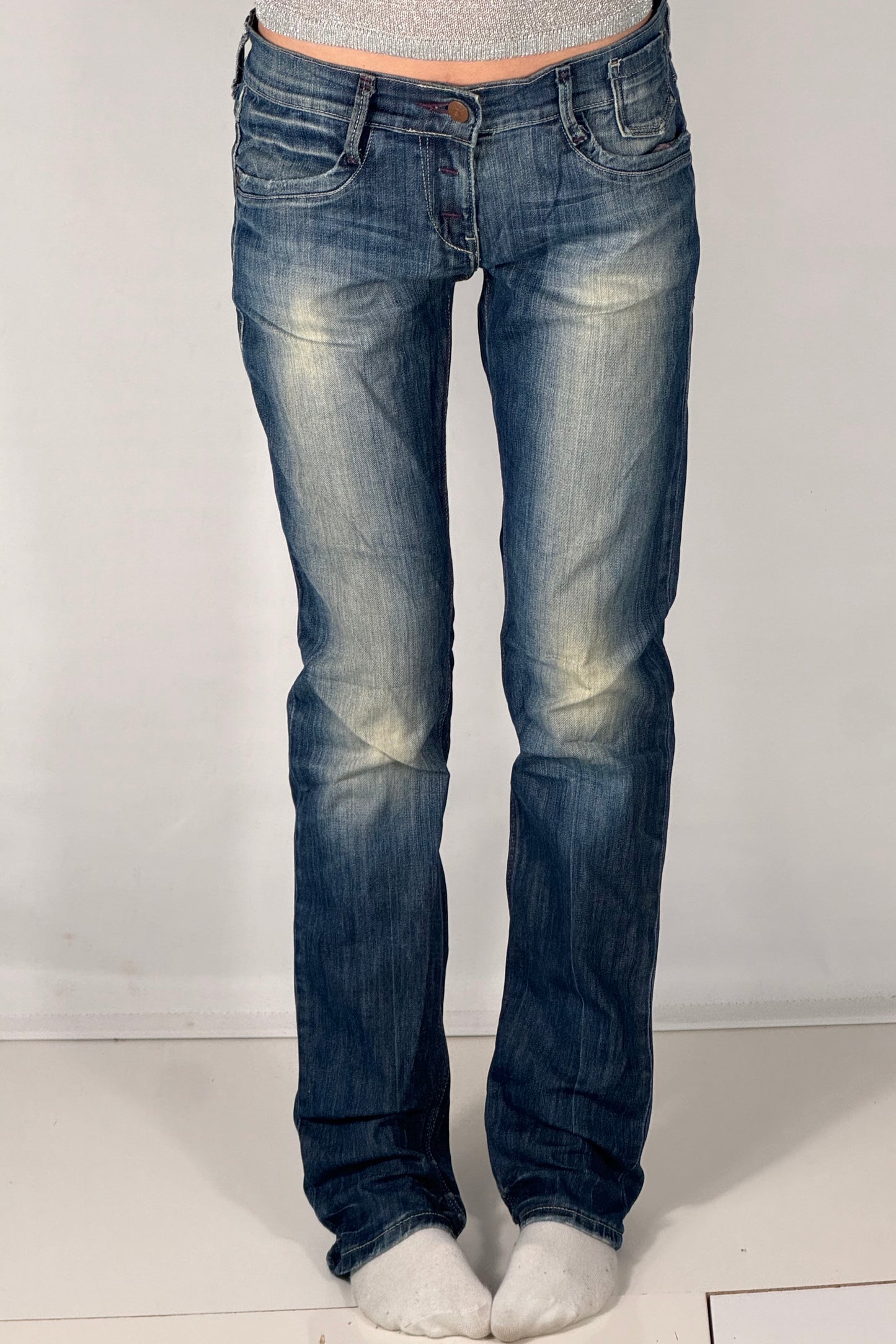 Lågmidjade jeans stl: S