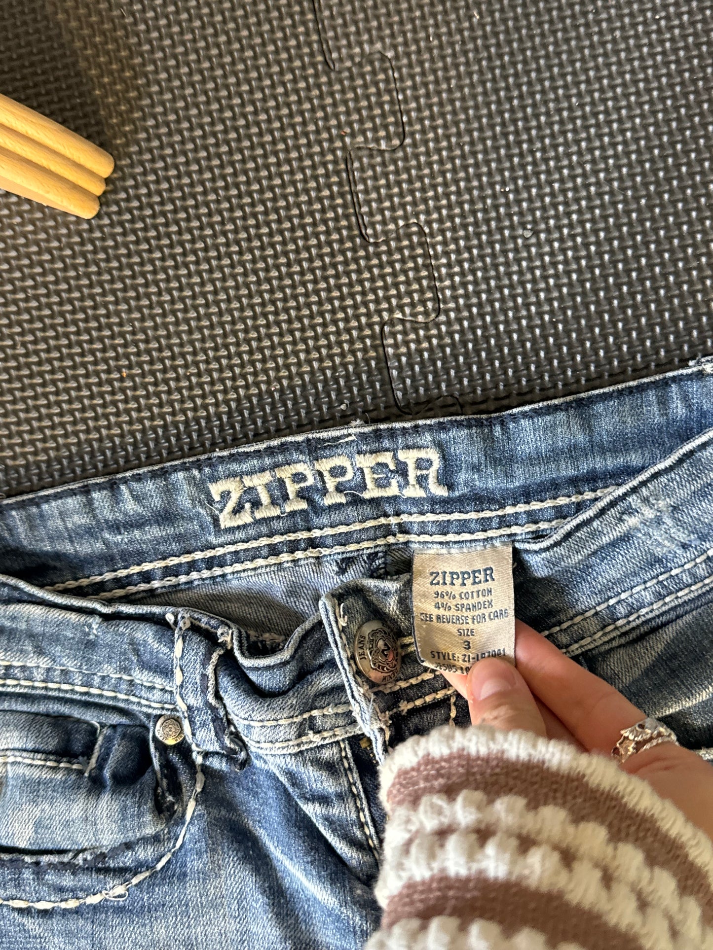 Lågmidjade jeans stl: XXS