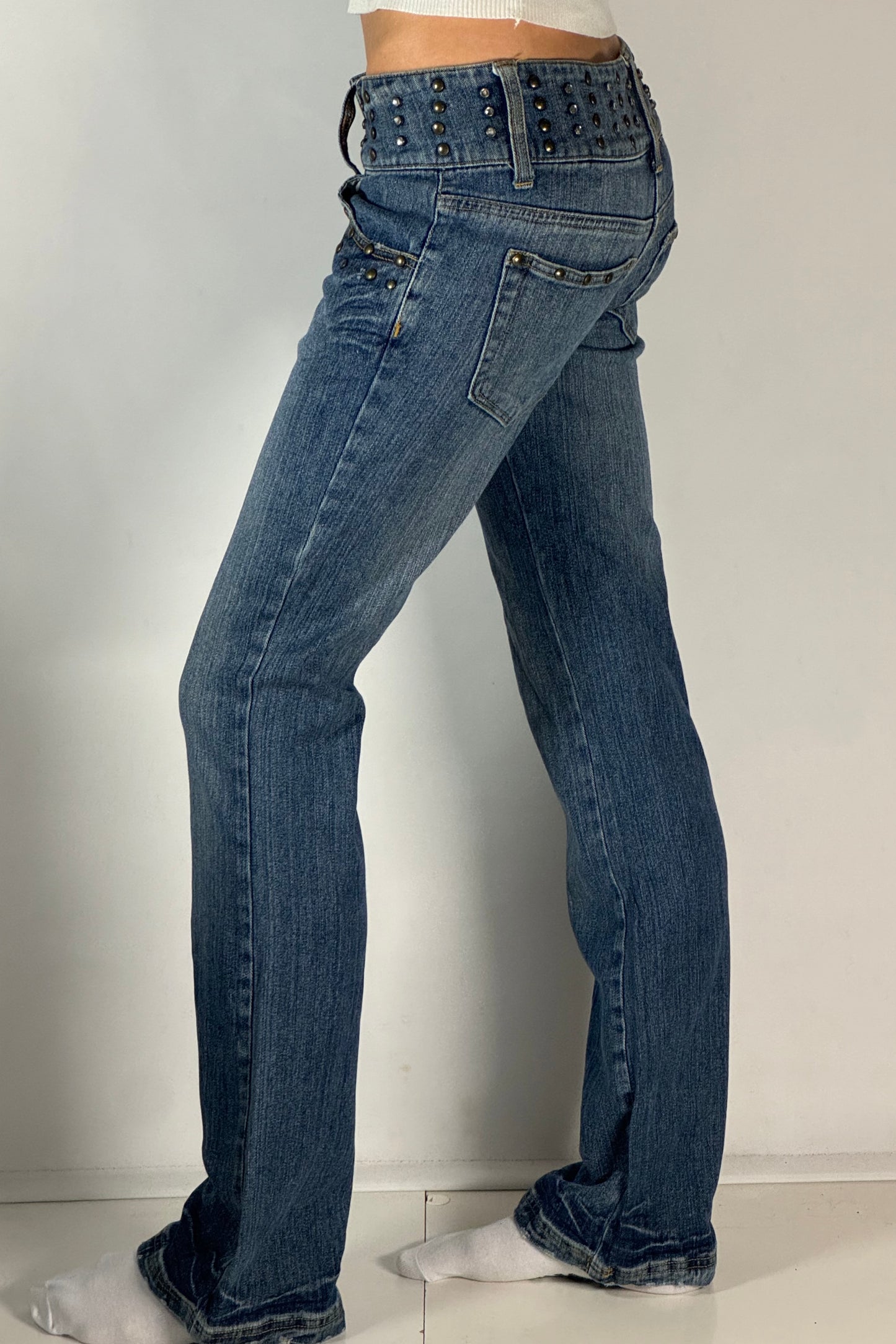 Lågmidjade jeans stl: XS