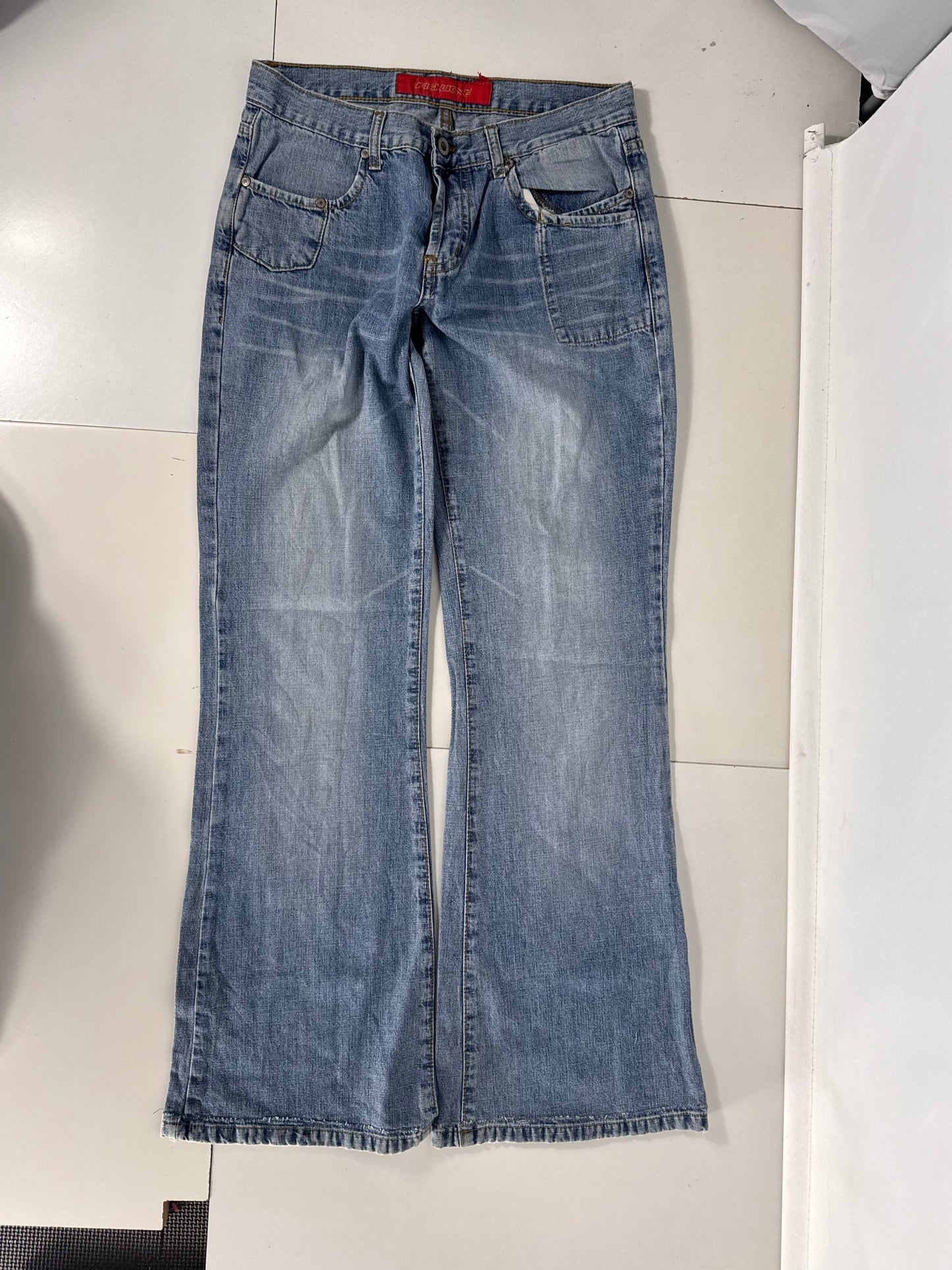 Lavtaljede jeans str: S