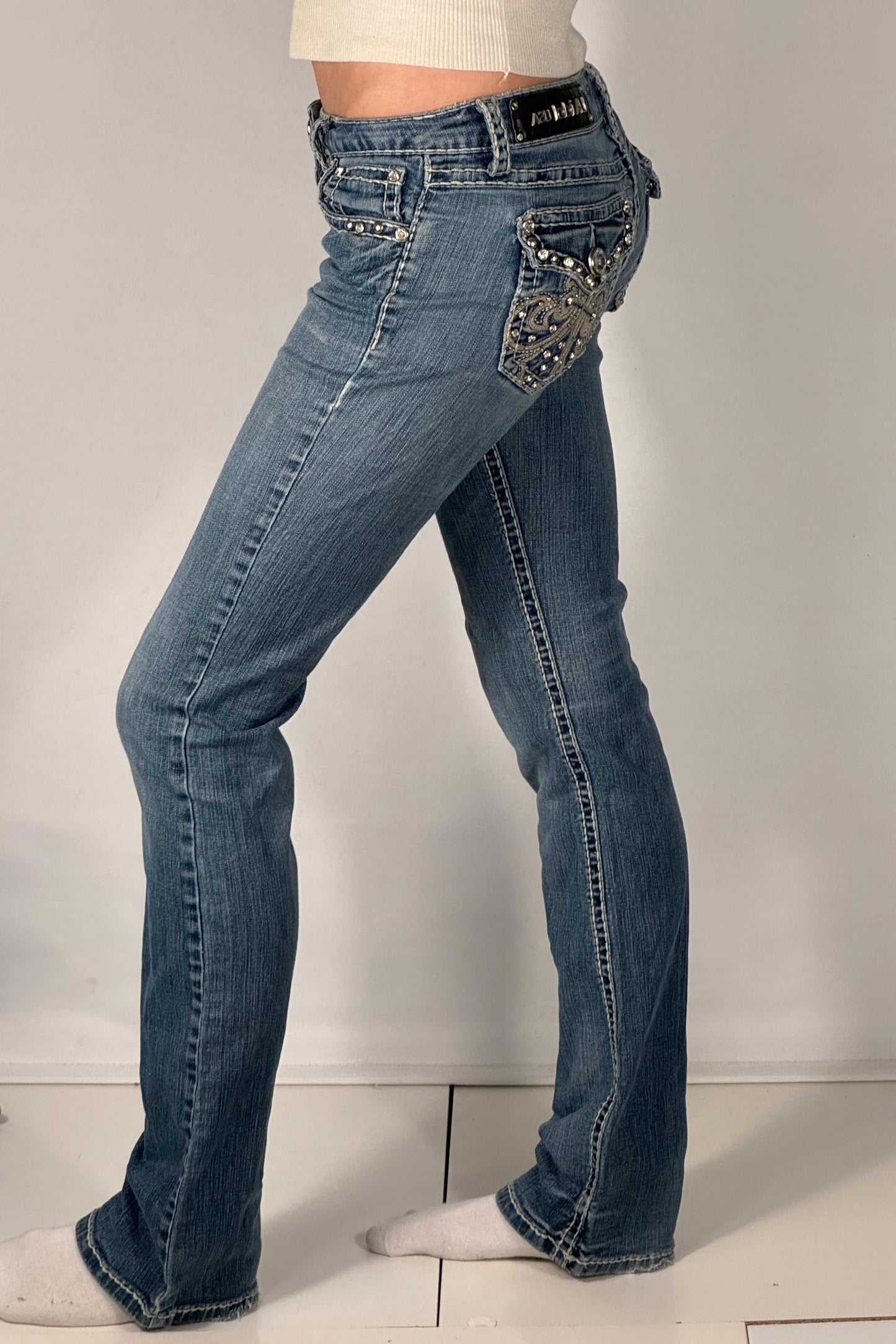 Lågmidjade jeans stl: XXS