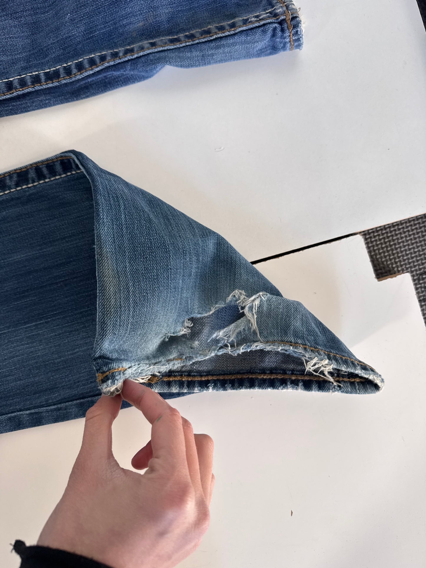 Lågmidjade jeans stl: XS