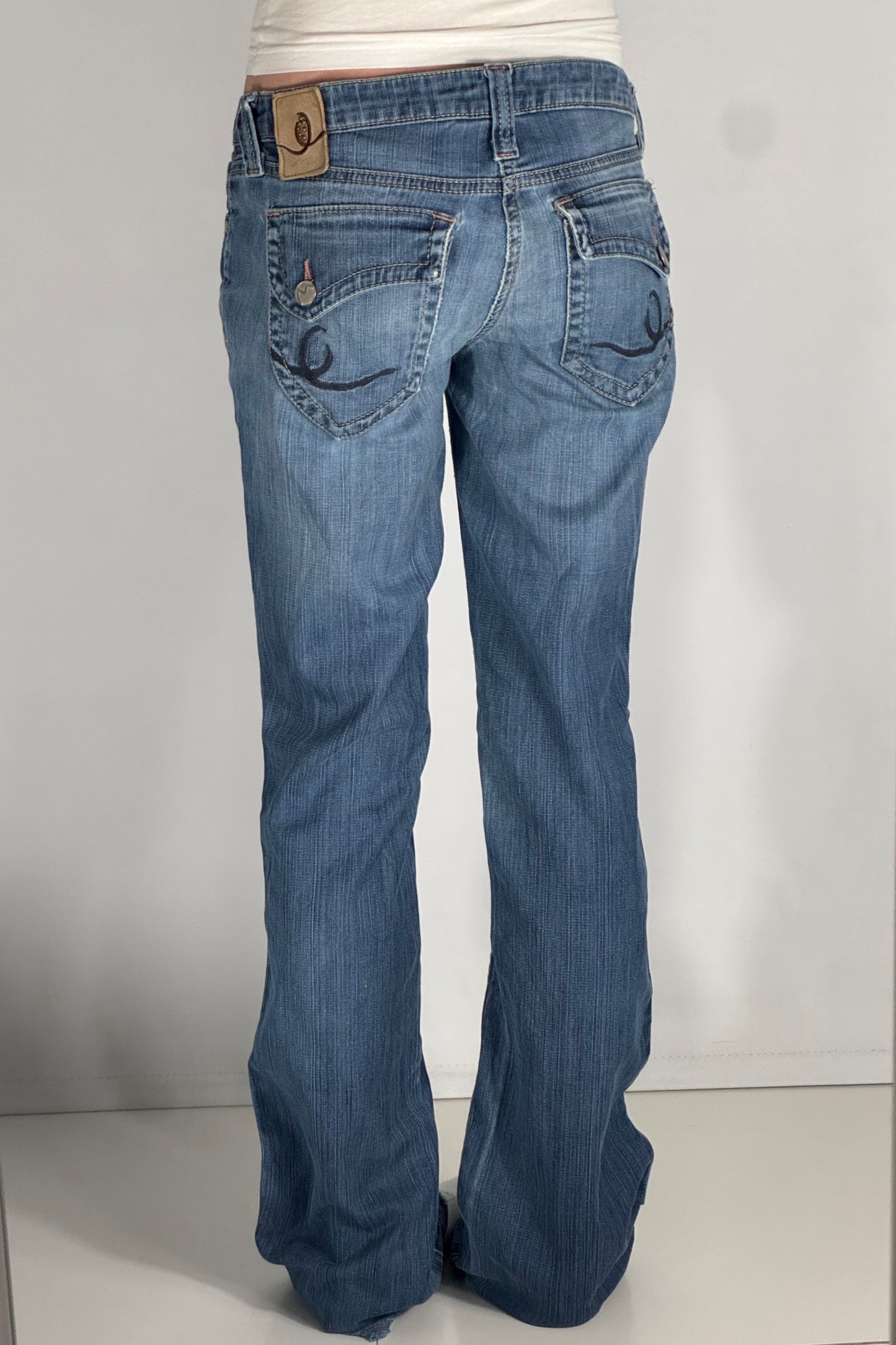Lågmidjade jeans stl: S