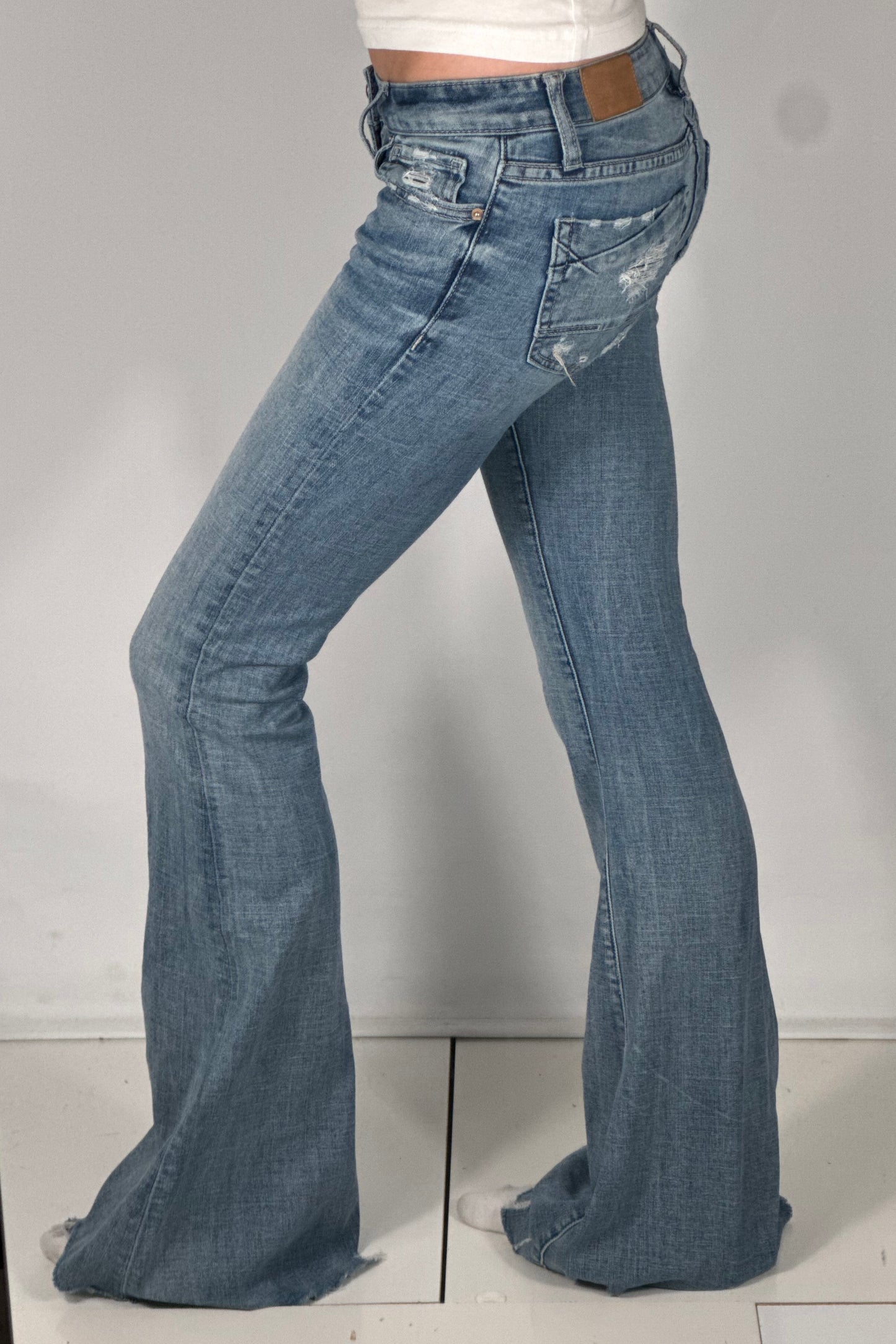 Lavtaljede jeans str: XS