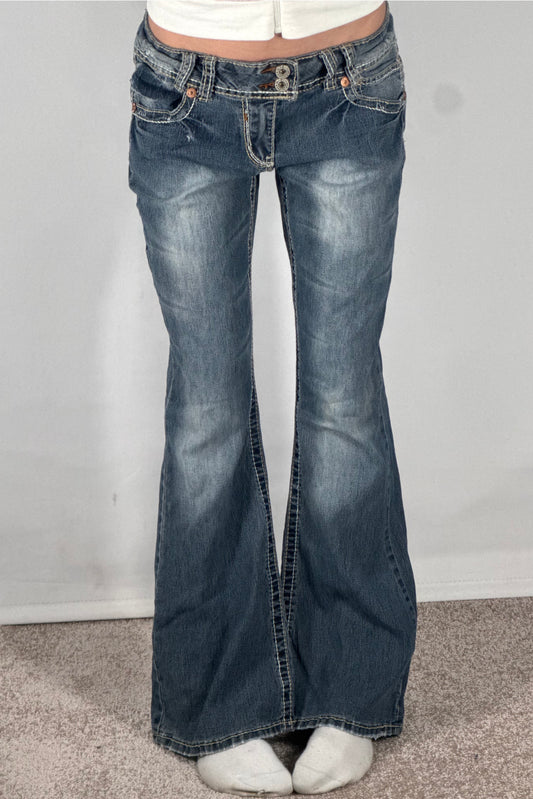Lågmidjade jeans stl: M