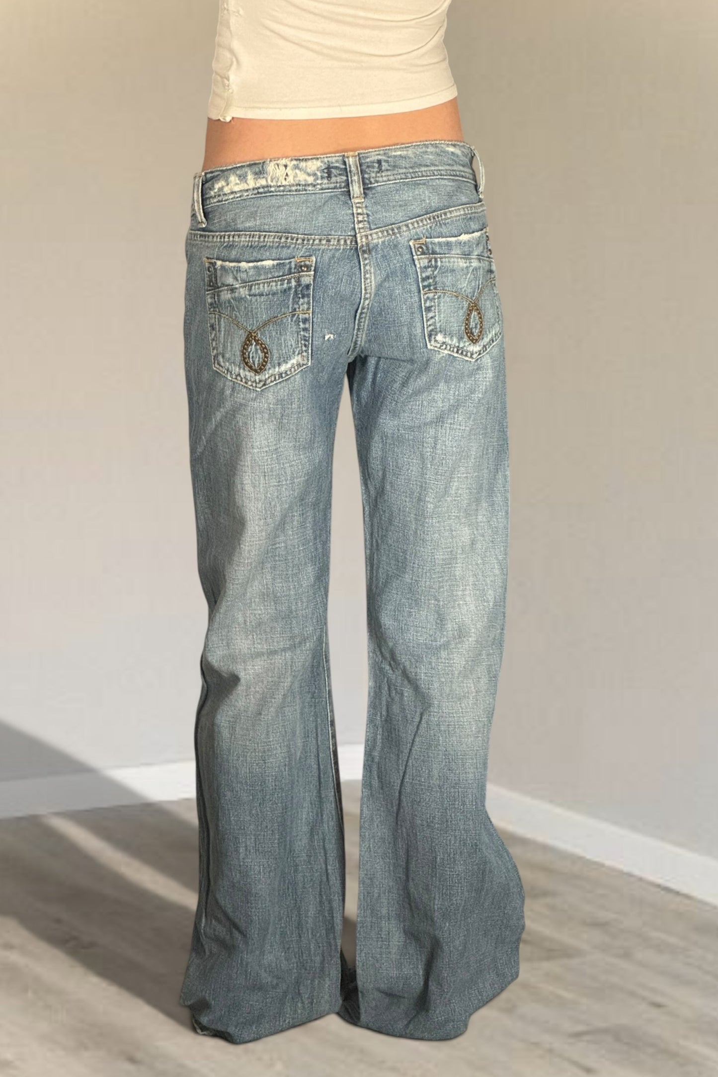 Lågmidjade jeans stl: XS