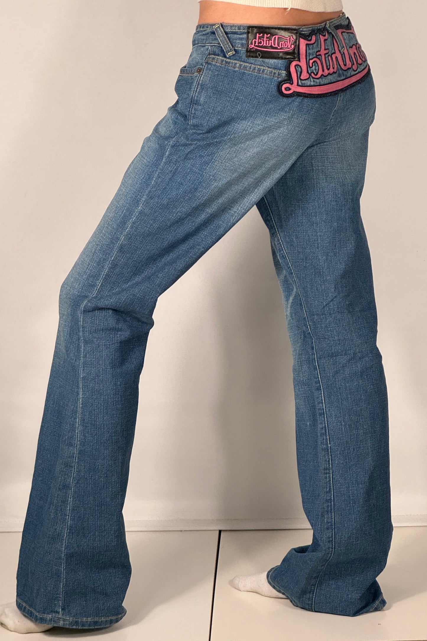 Lavtaljede jeans str: M