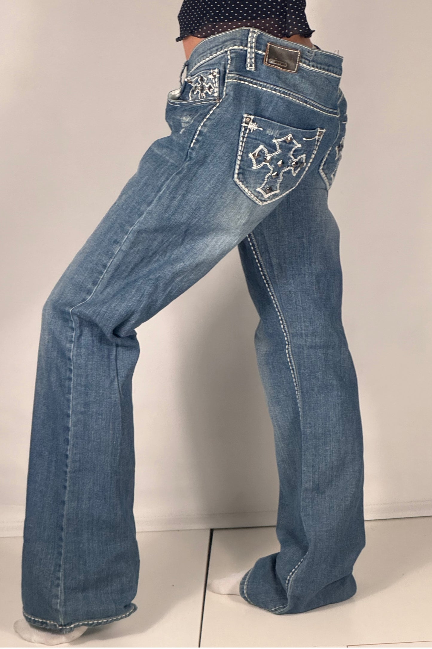 Lågmidjade jeans stl: L
