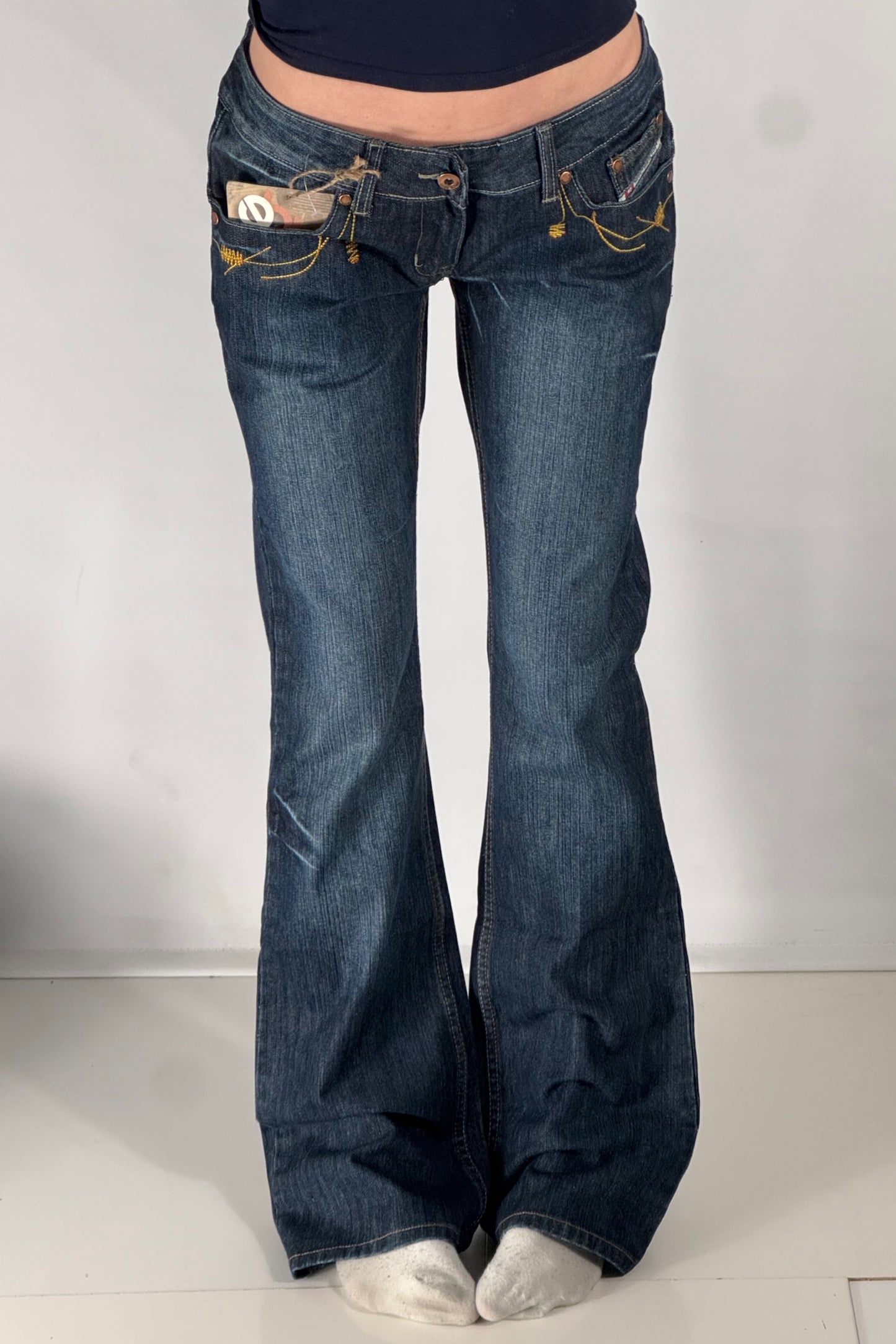 Lågmidjade jeans stl: M (W30/L34)