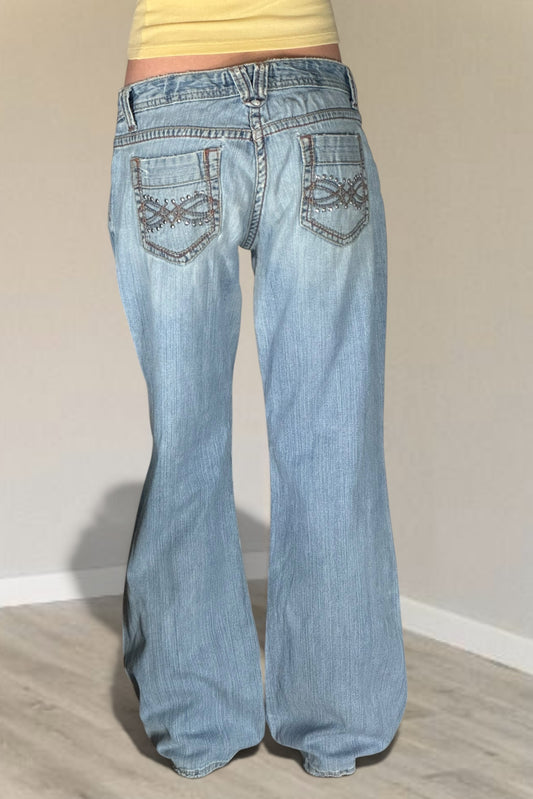 Lågmidjade jeans stl: M