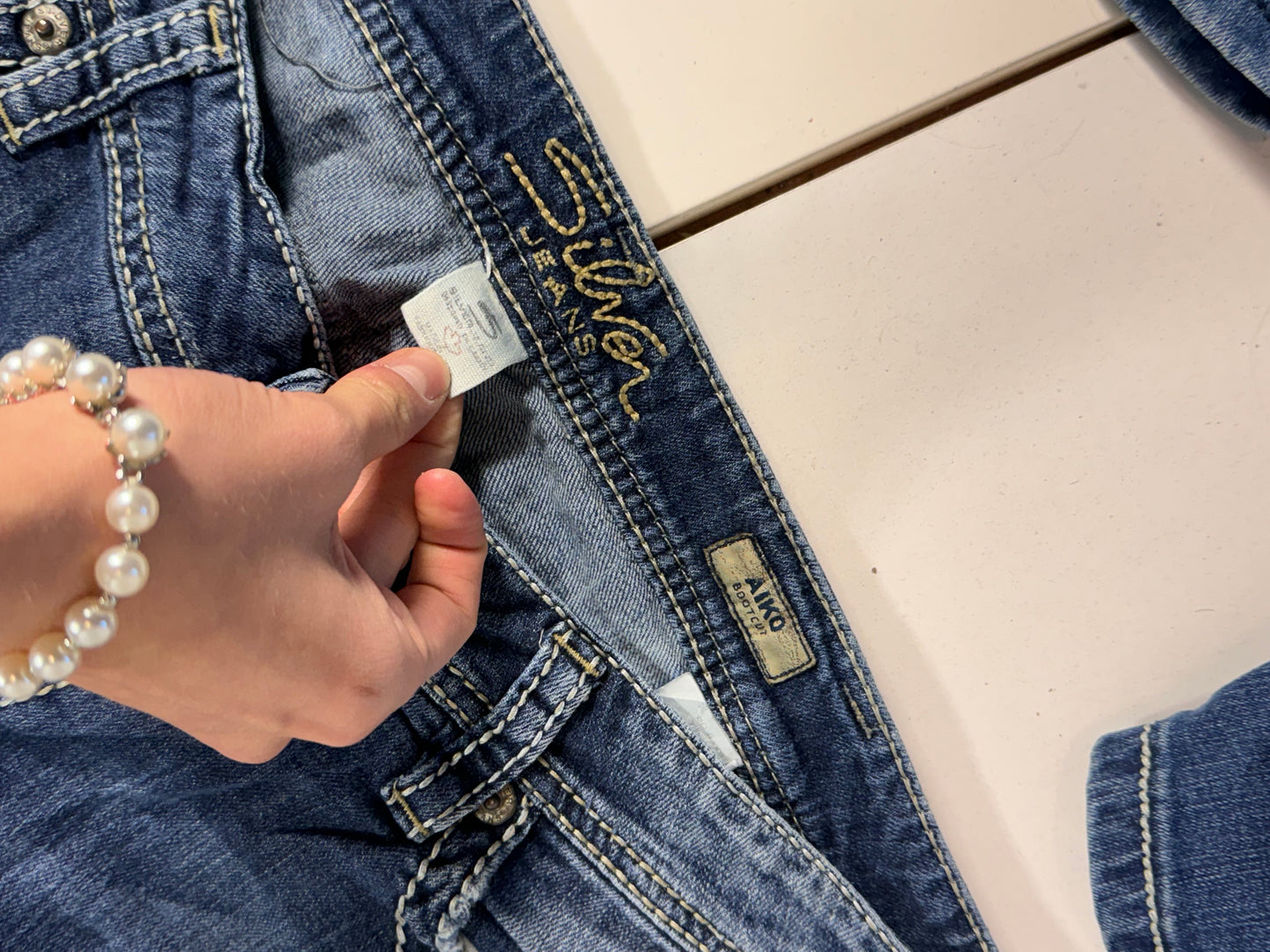 Lågmidjade jeans stl: L