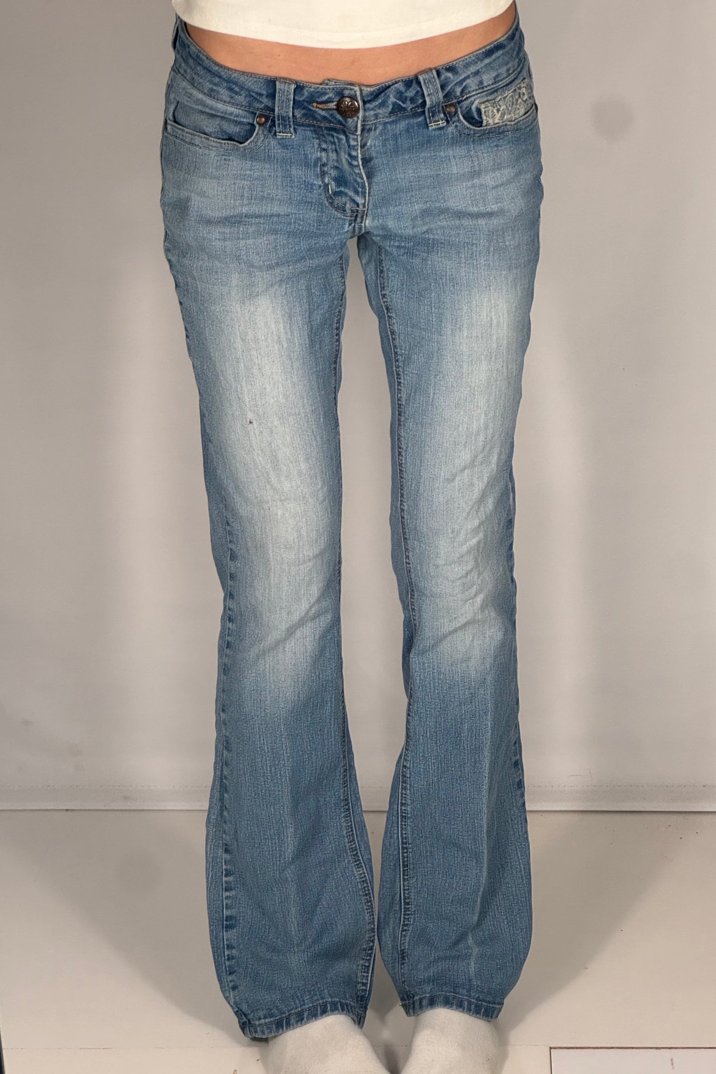 Lågmidjade jeans stl: XS