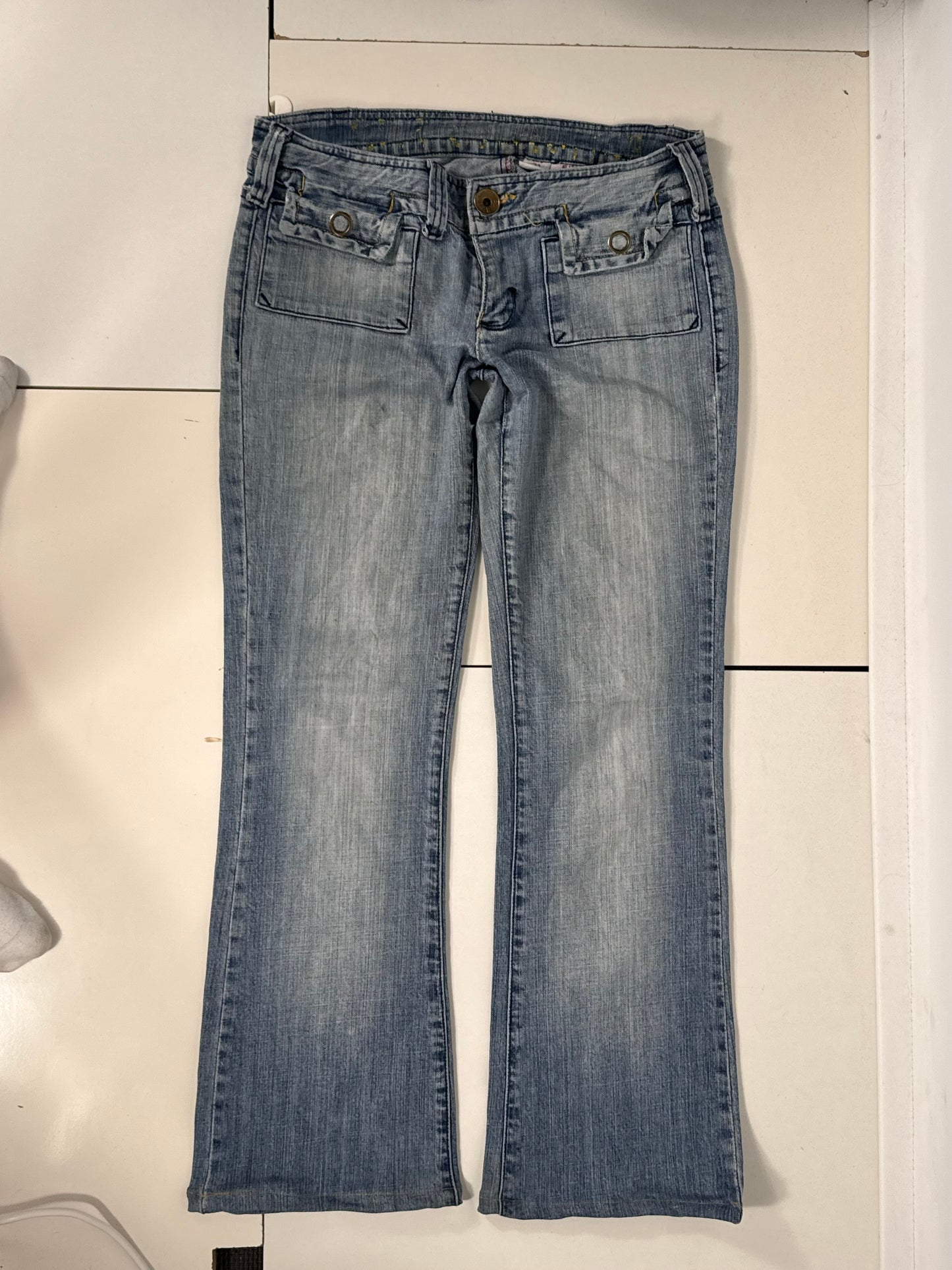 Lavtaljede jeans str: S