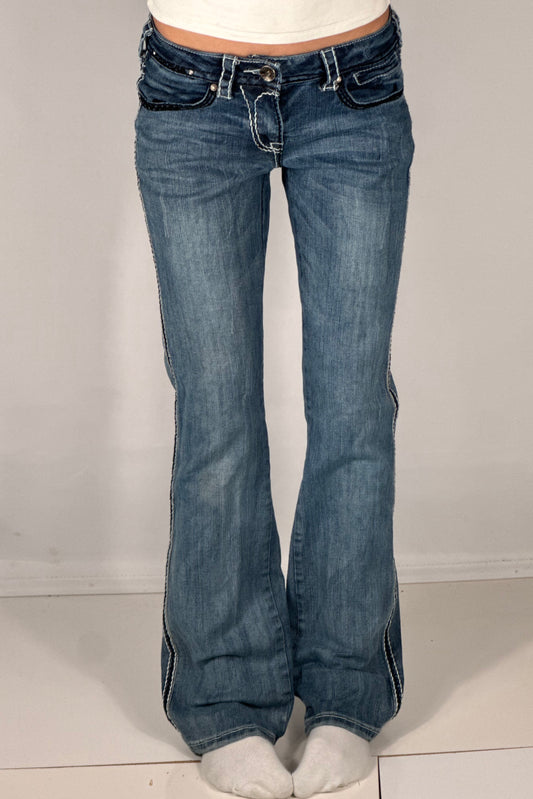 Lågmidjade jeans stl: XS