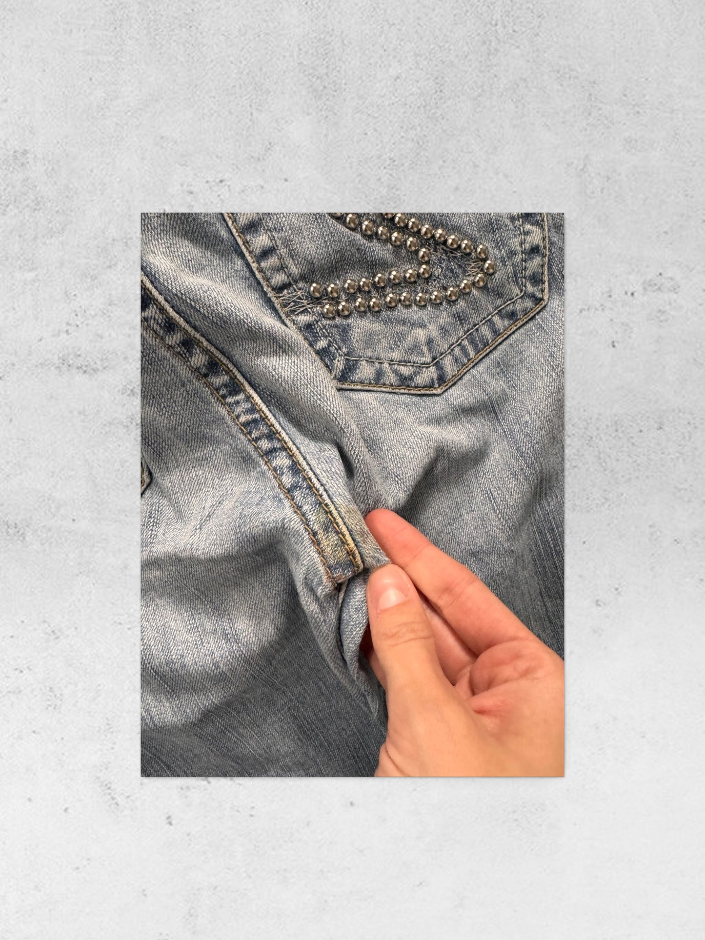Lågmidjade jeans stl: S